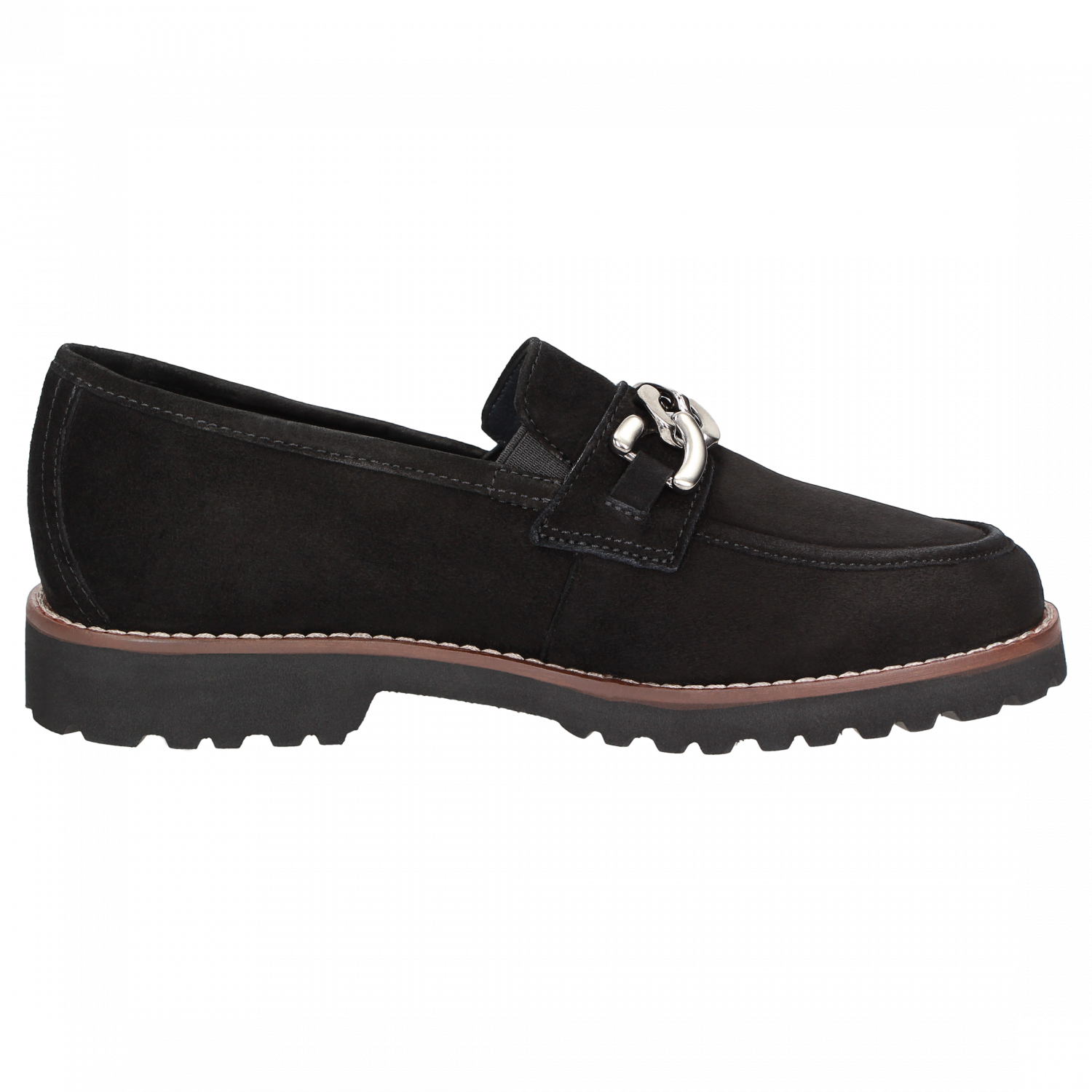 Sioux Meredith-734-H Lamssuede Zwart