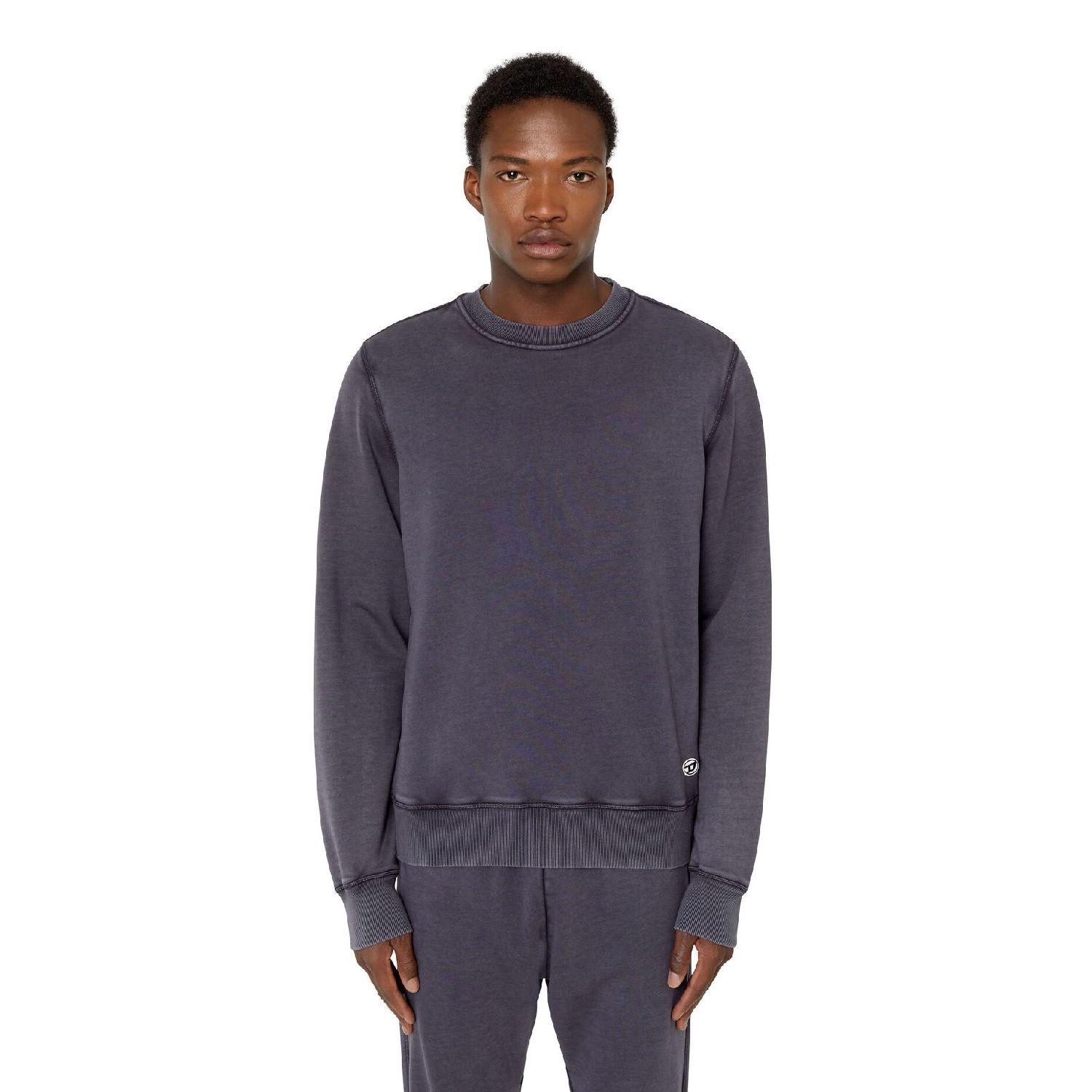 Diesel s-gin-dov-pe sweater antraciet