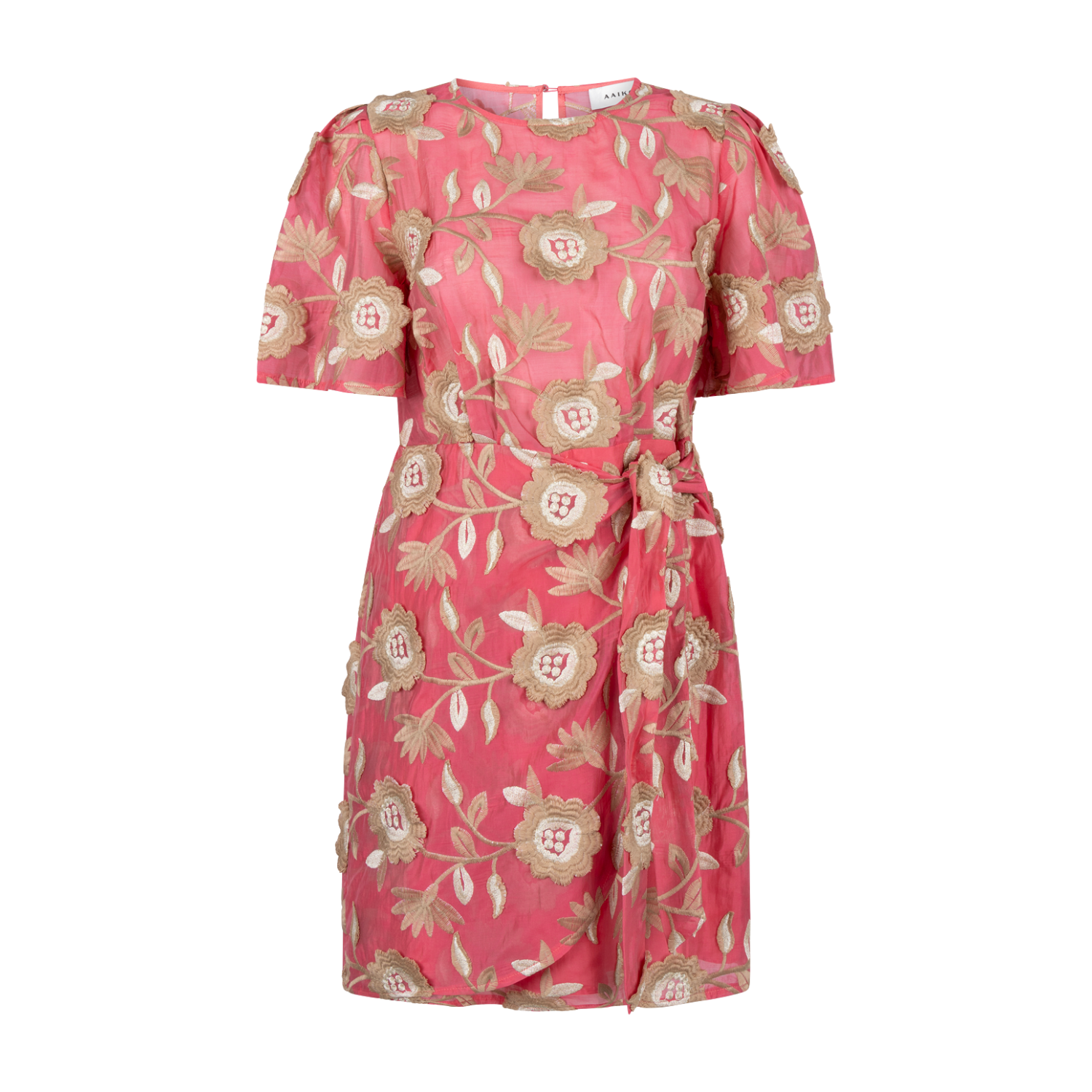 Aaiko Celina 3d ten jurk Hibiscus red