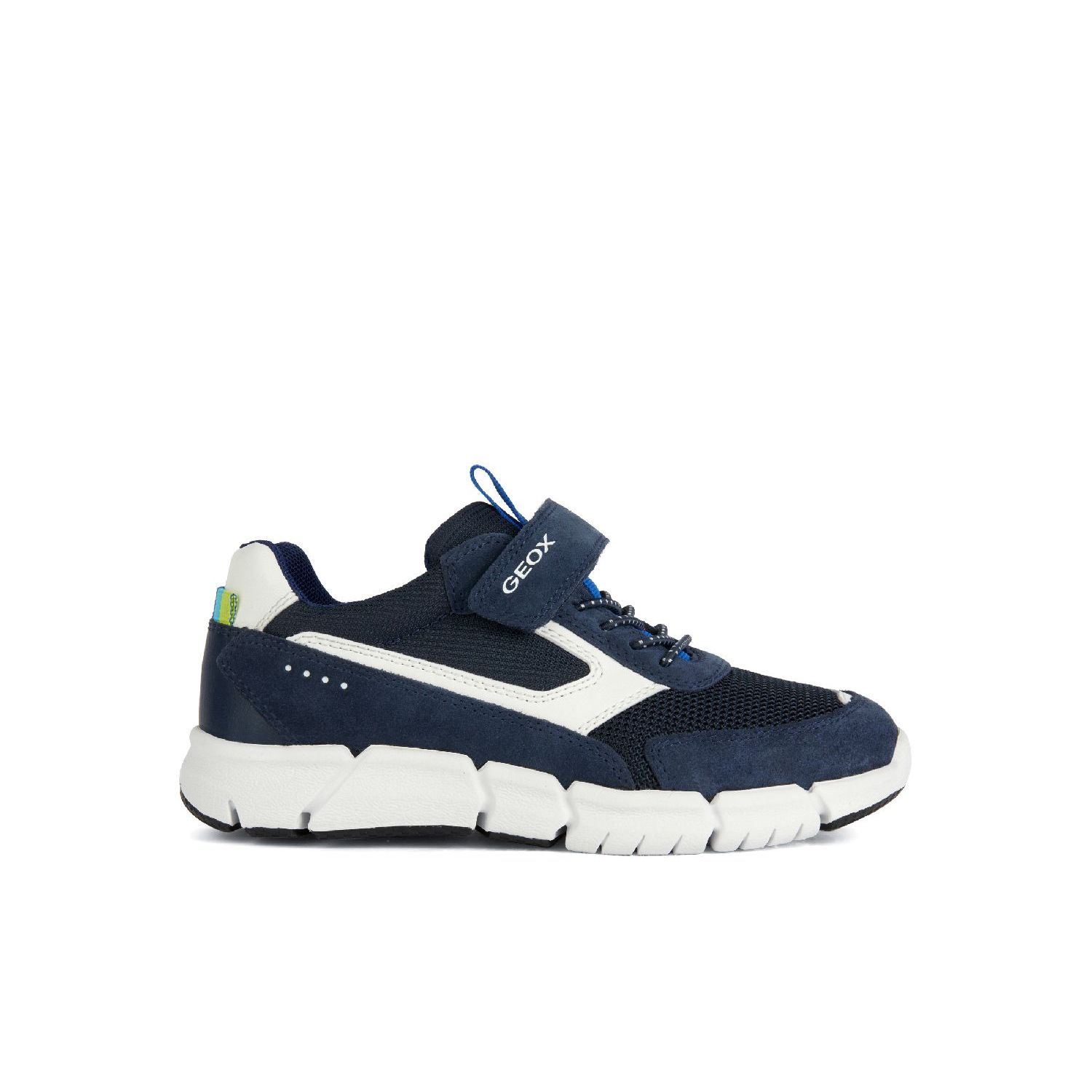 Geox J Flexyper Boy Sneakers Navy White