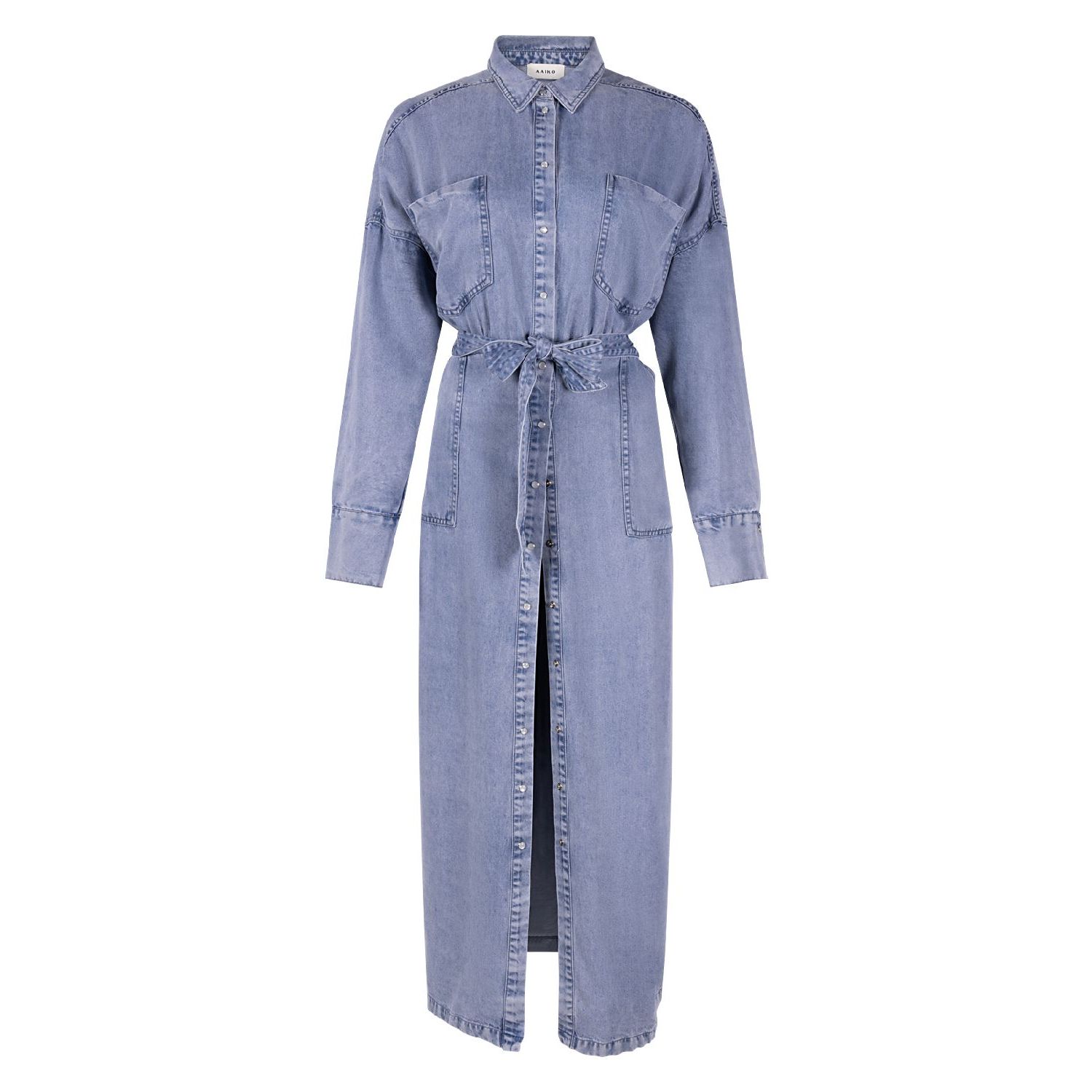 Aaiko dilien dress ten denim blue