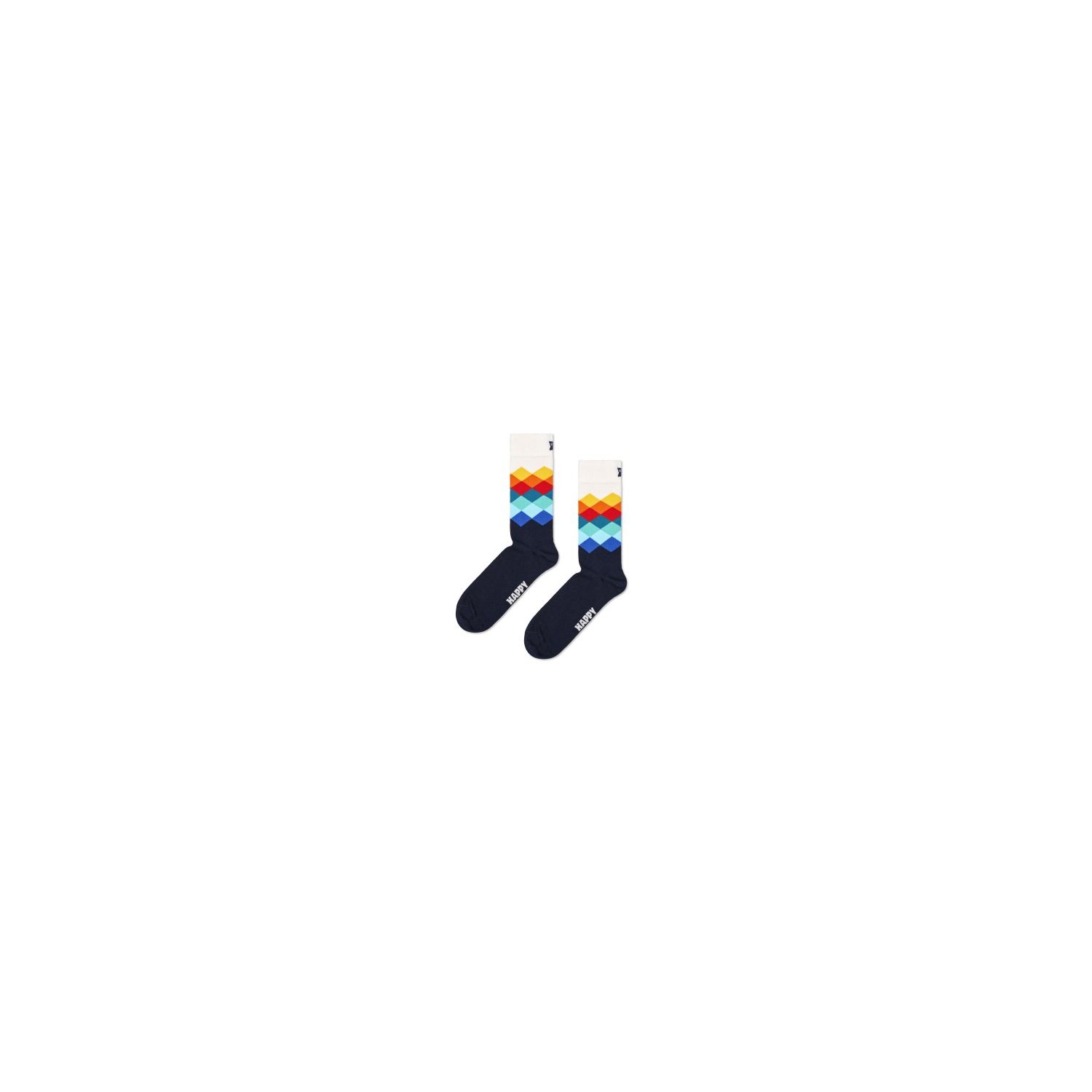 Happy Socks Faded Diamond Sock