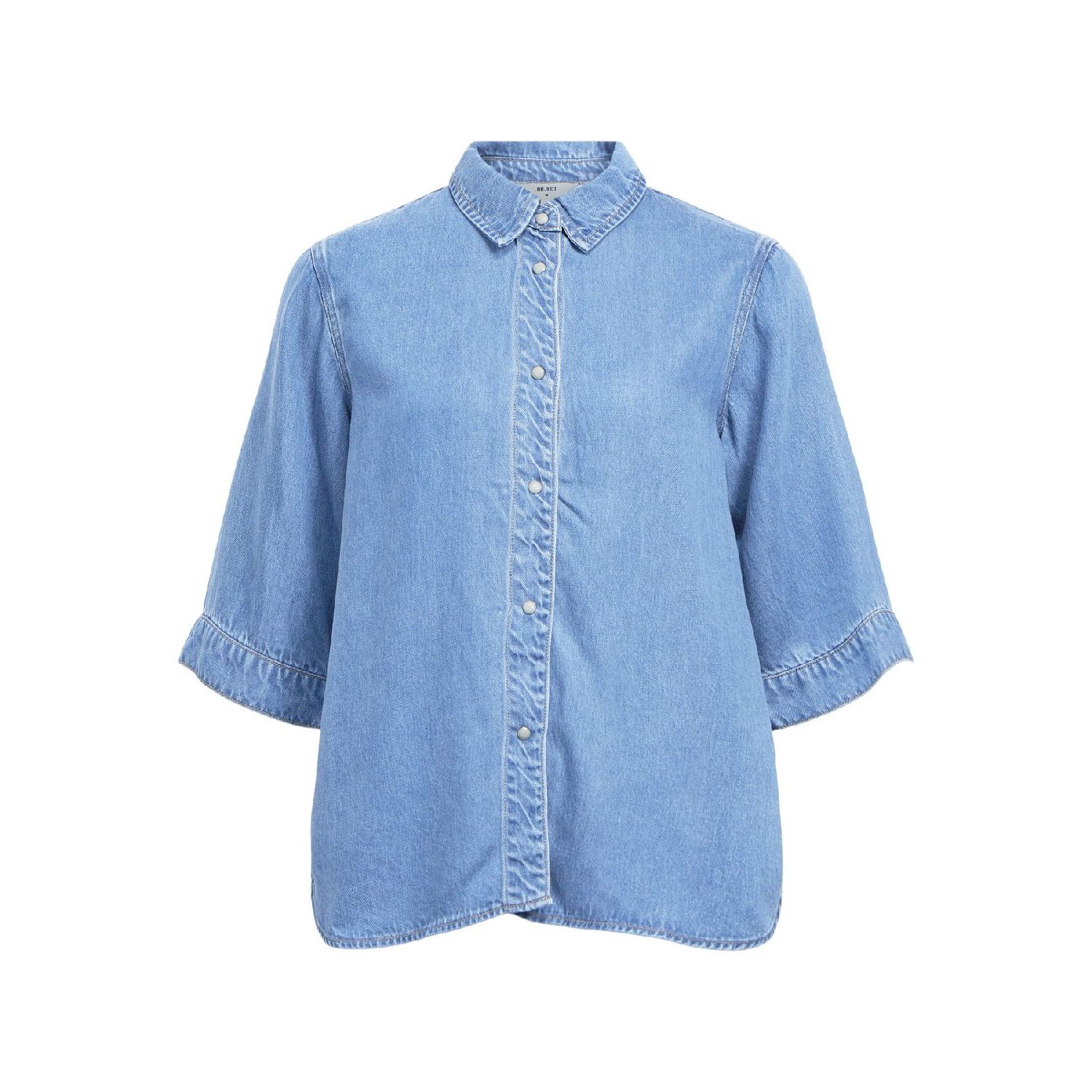 Object objframe denim top noos light blue denim