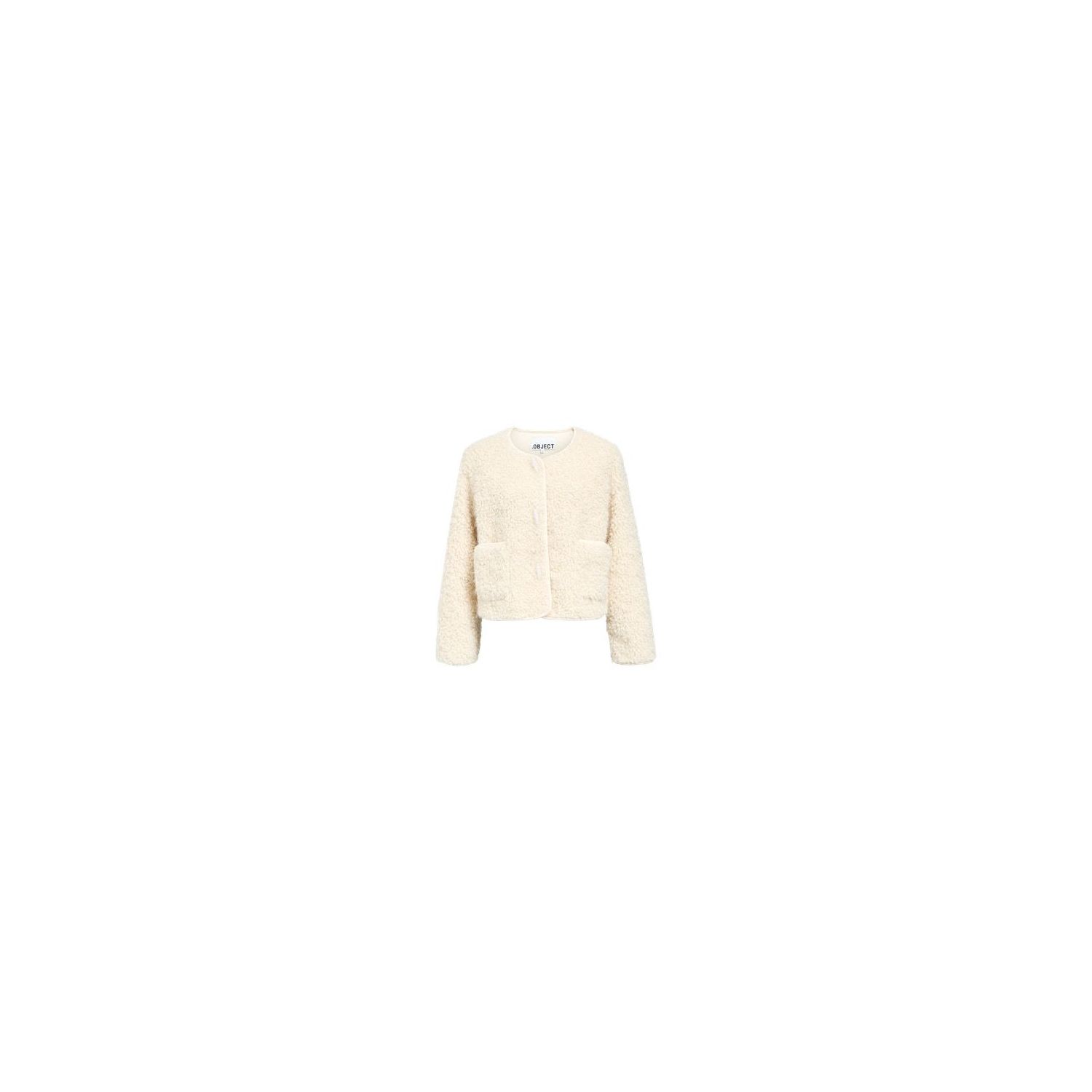 Object objiduna ls re jacket white sand