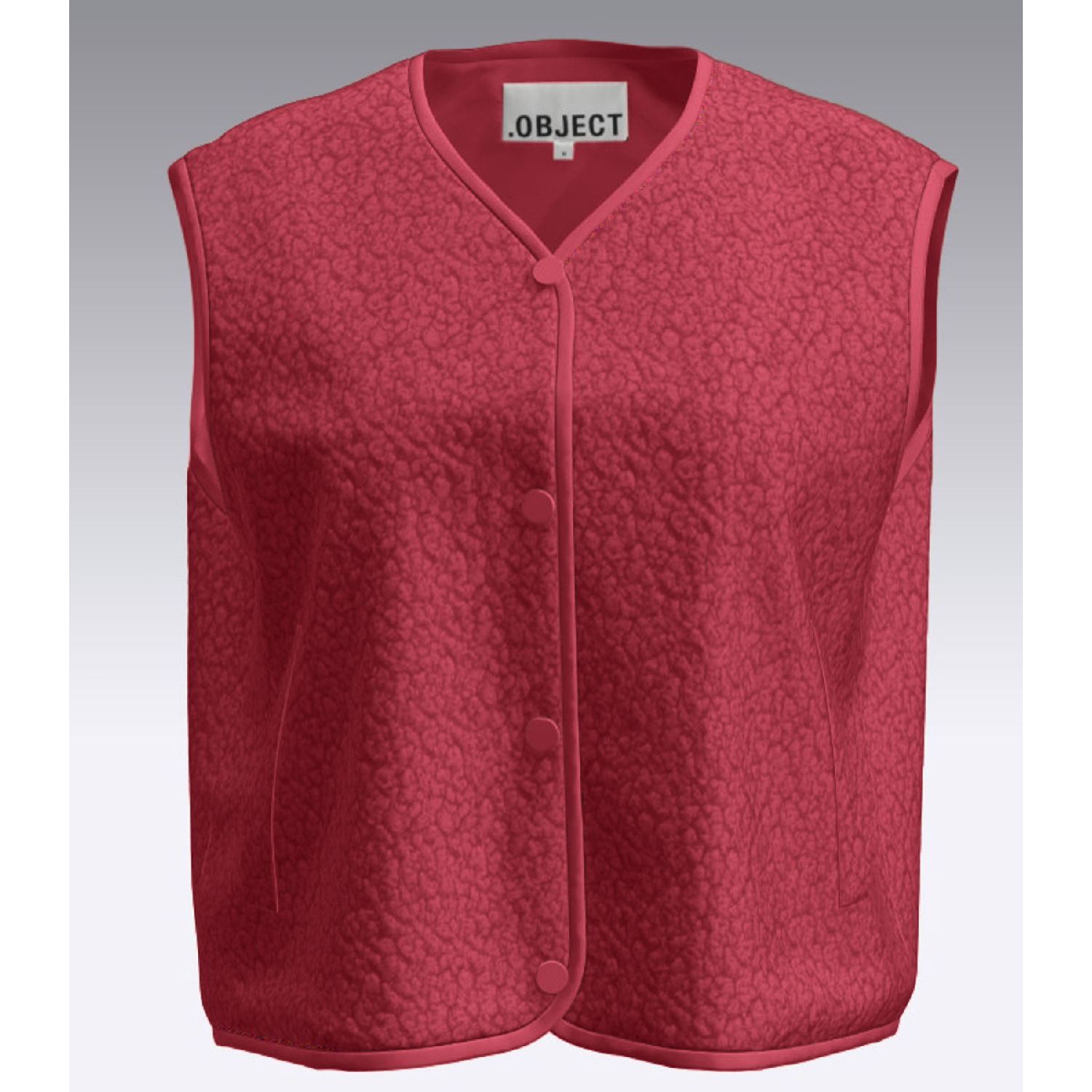 Object objella new waistcoat karanda red