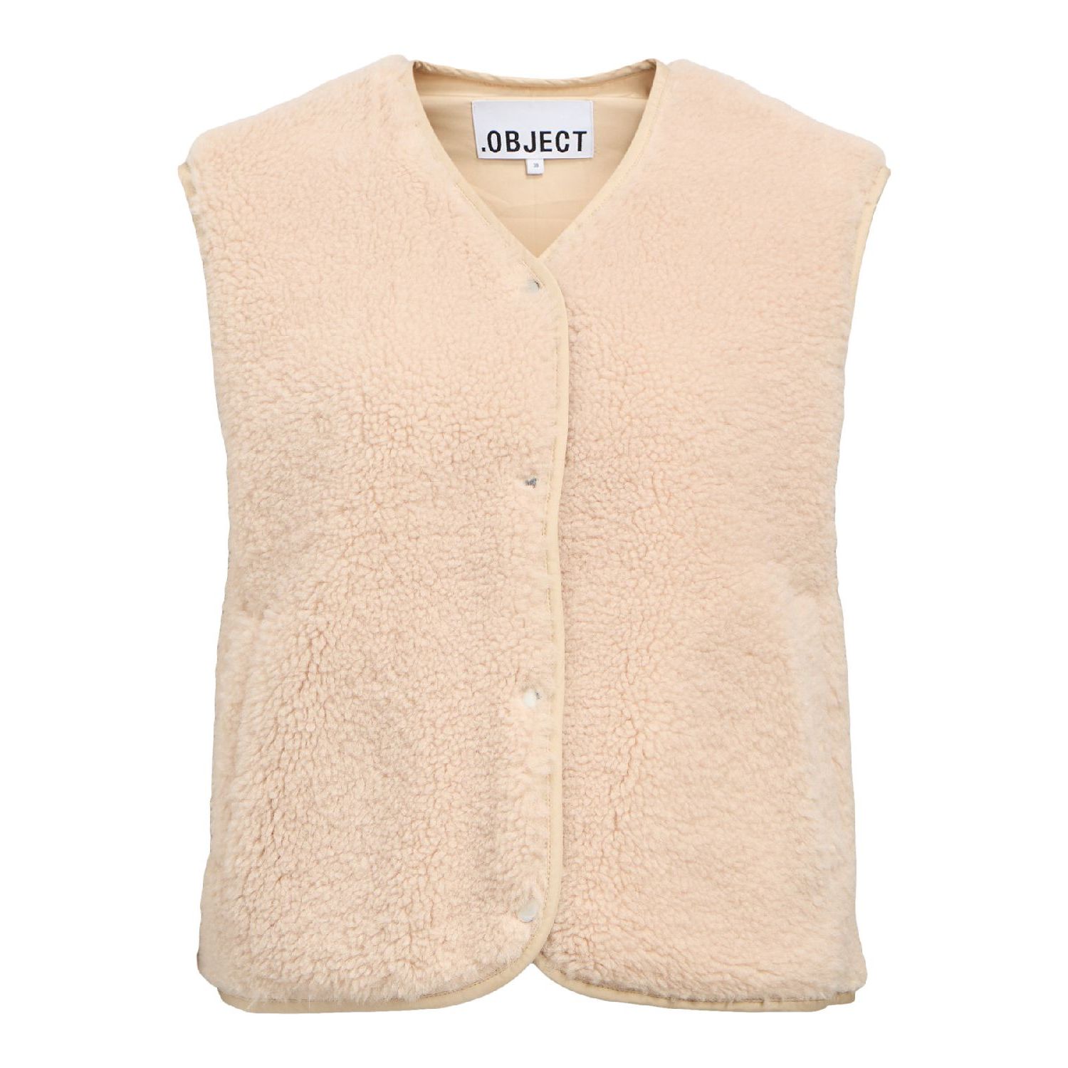 Object objella new waistcoat sandshell