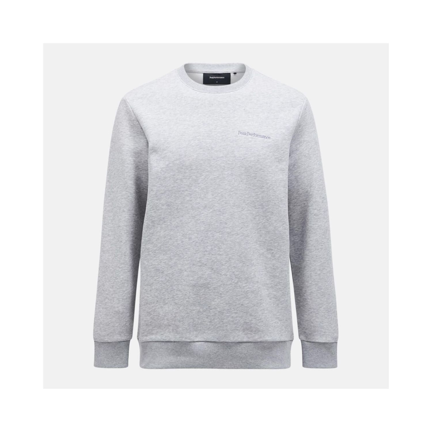 Peak Performance orginial small logo crew-med grey