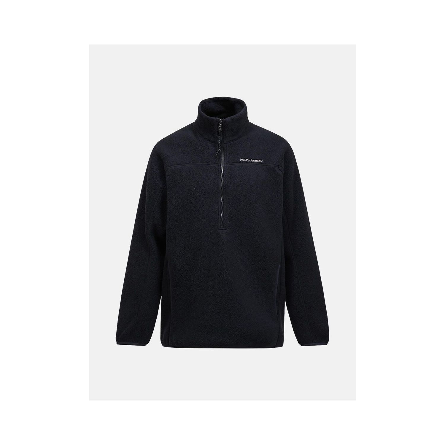 Peak Performance fleece half zip black
