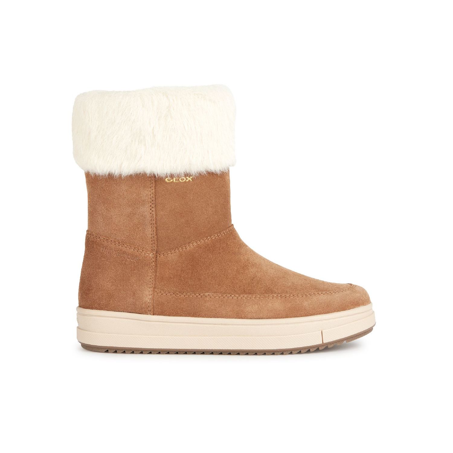 Geox J Rebecca Girl Suede Wisky