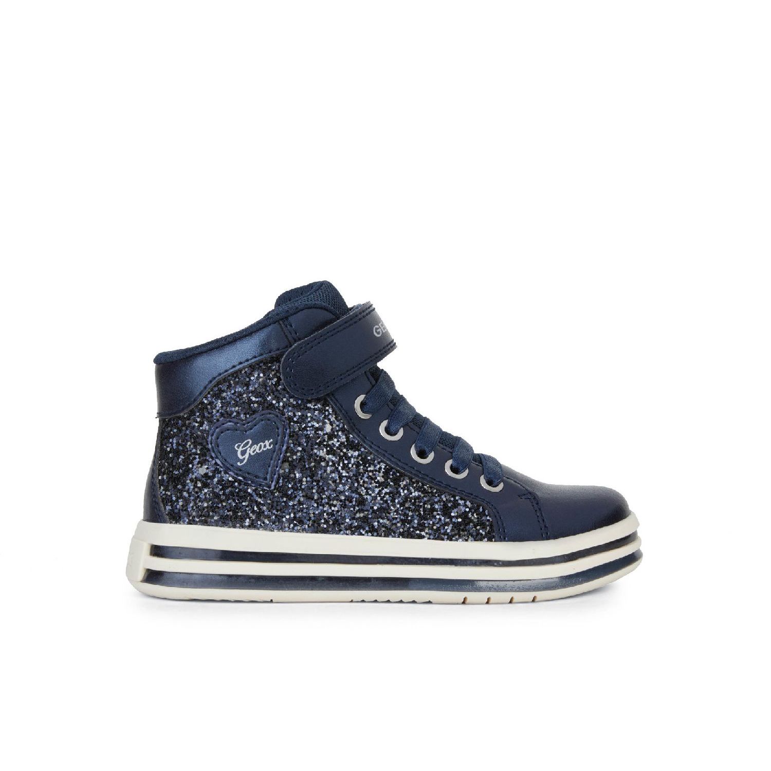 Geox J Pawnee Girl Glitter Navy