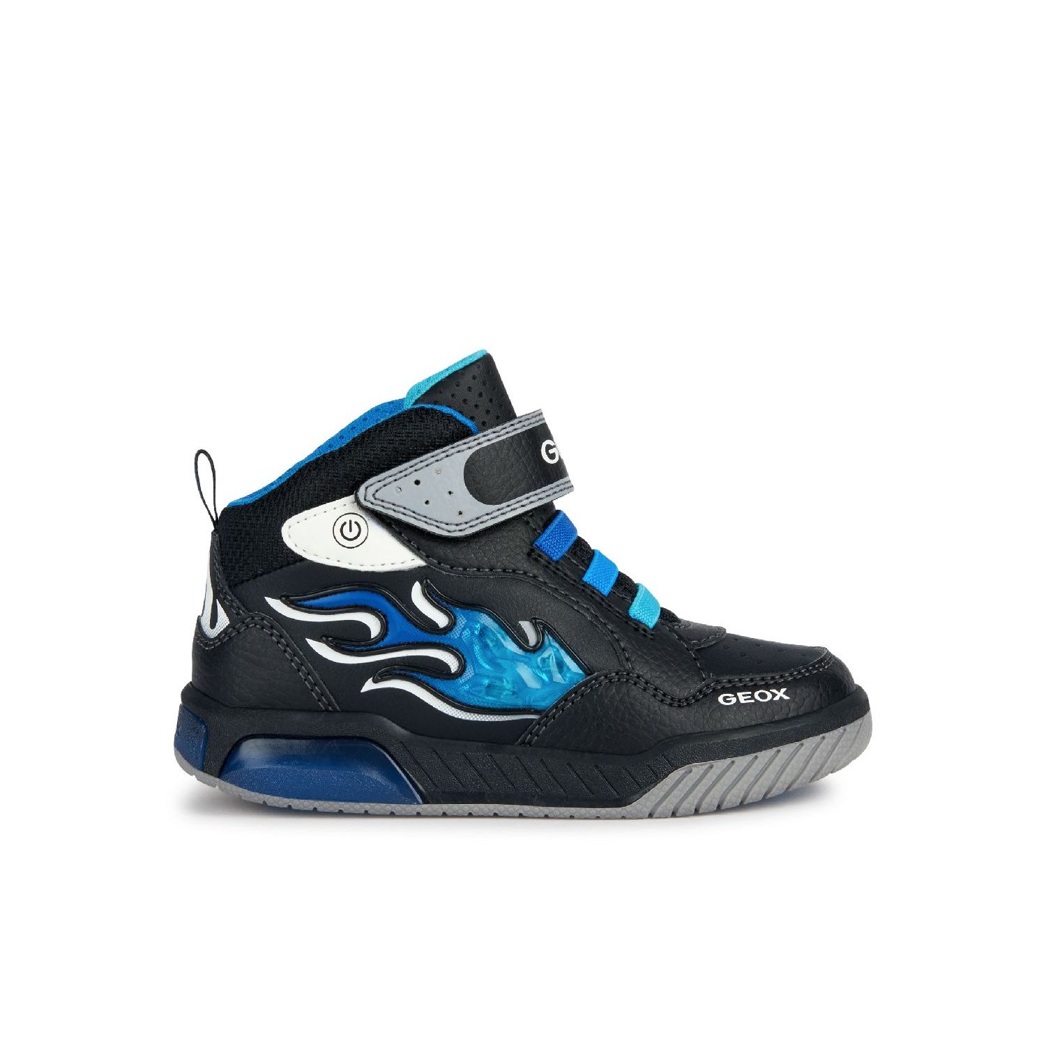 Geox J Inek Boy Black/LT Blue