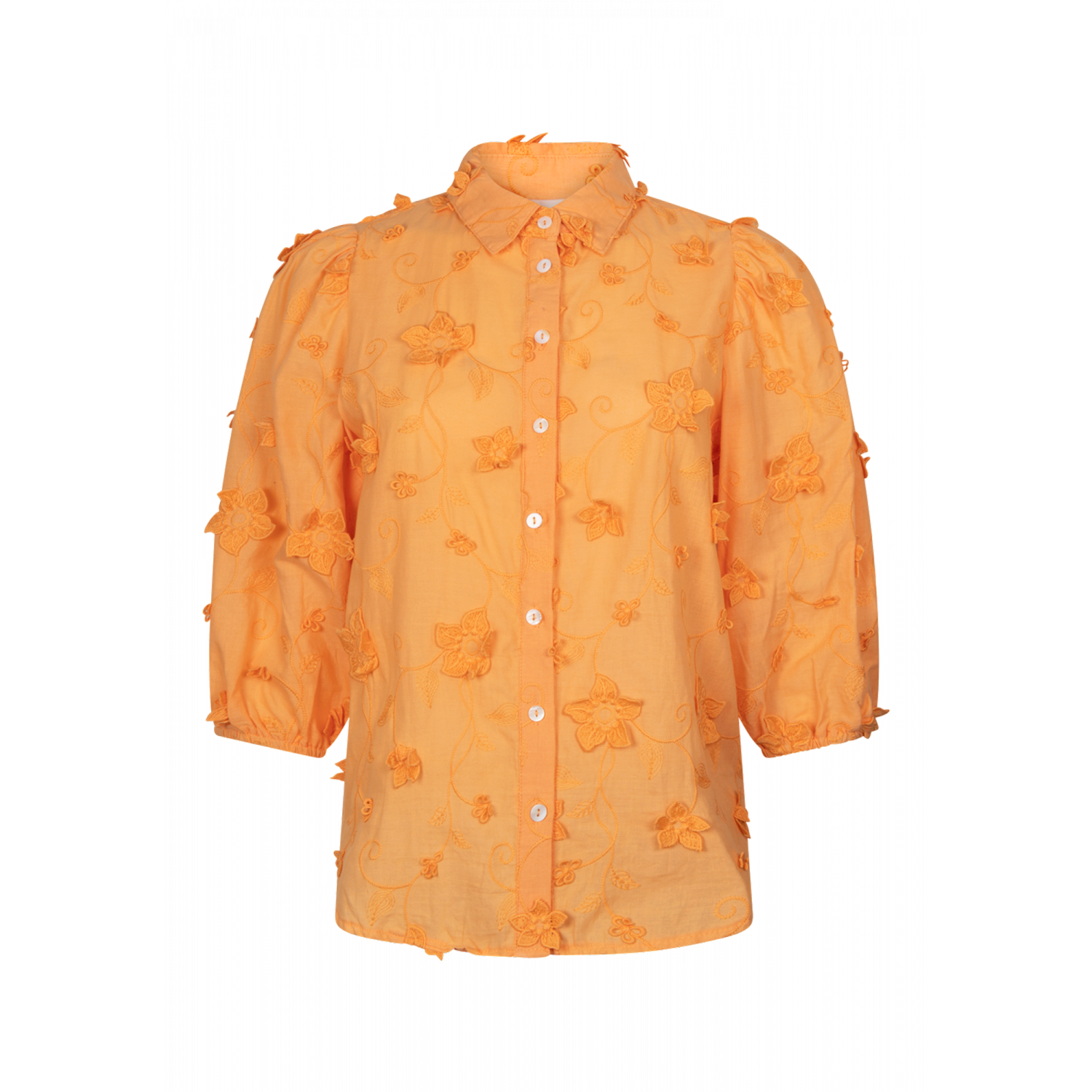 Aaiko lien co blouse apricot