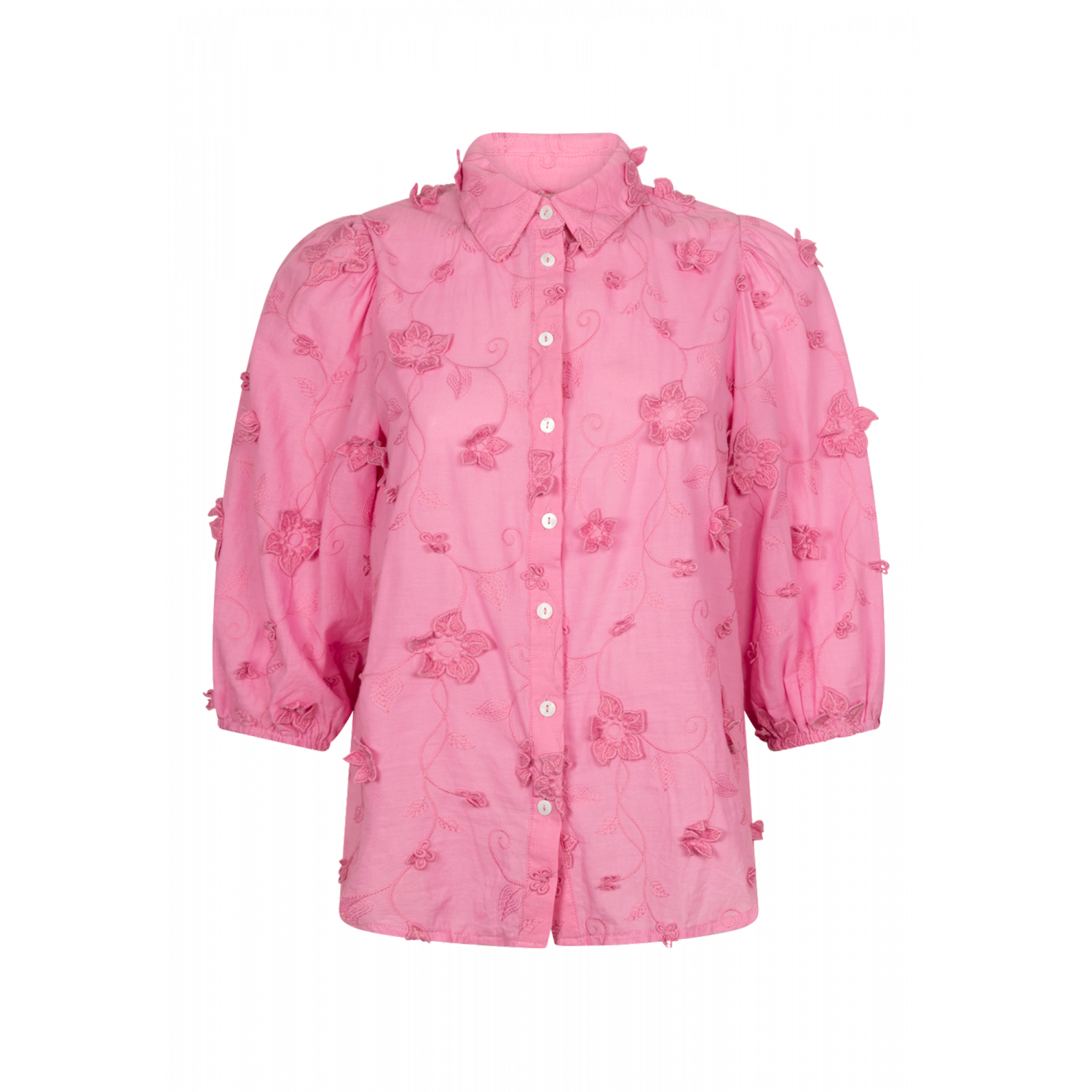 Aaiko lien co blouse light fuchsia