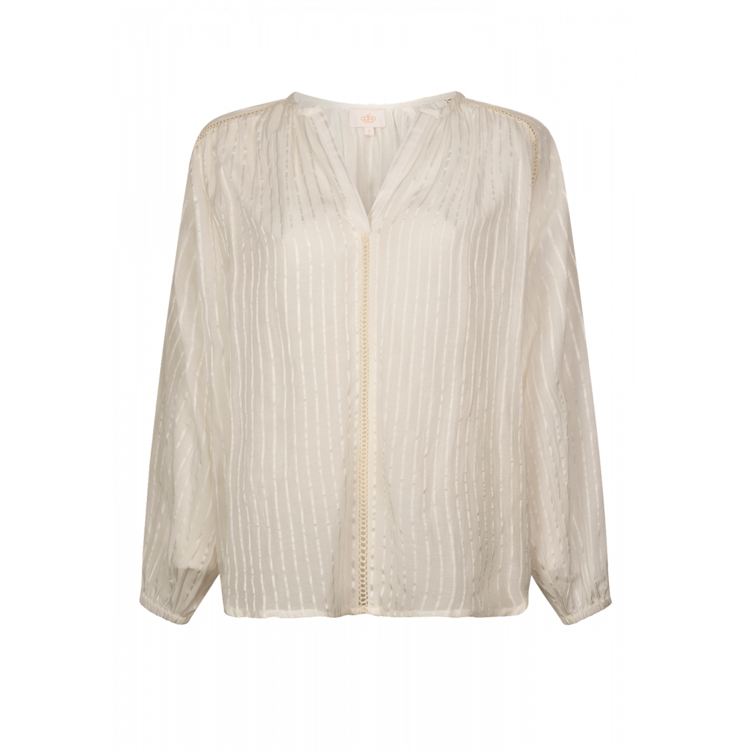 Aaiko liza stripe blouse les blancs