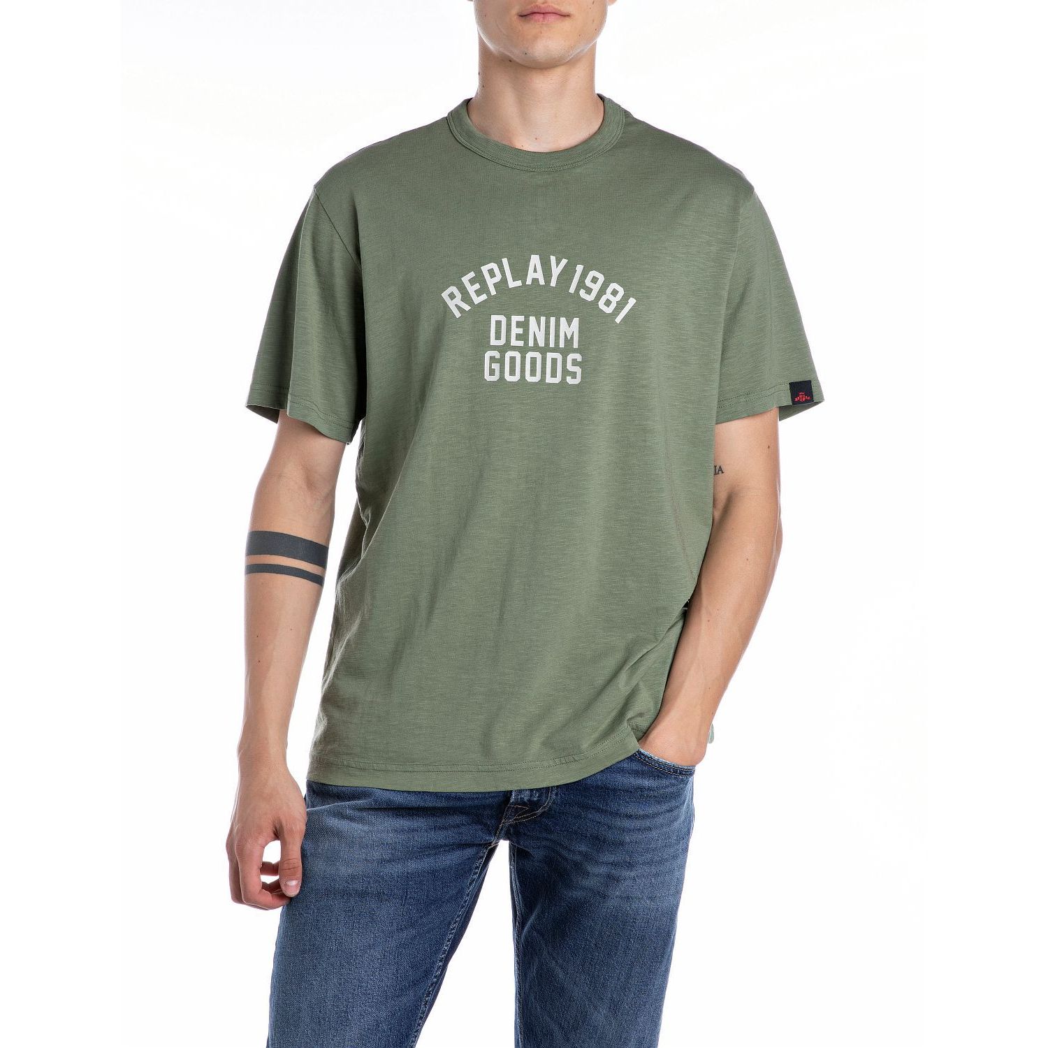 Replay m3029 22336g t-shirt military