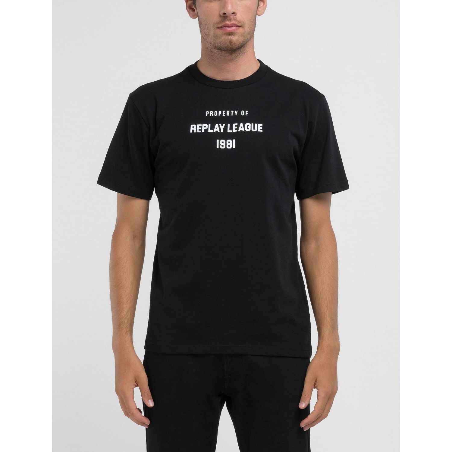 Replay t-shirt black m6925 23608p-098