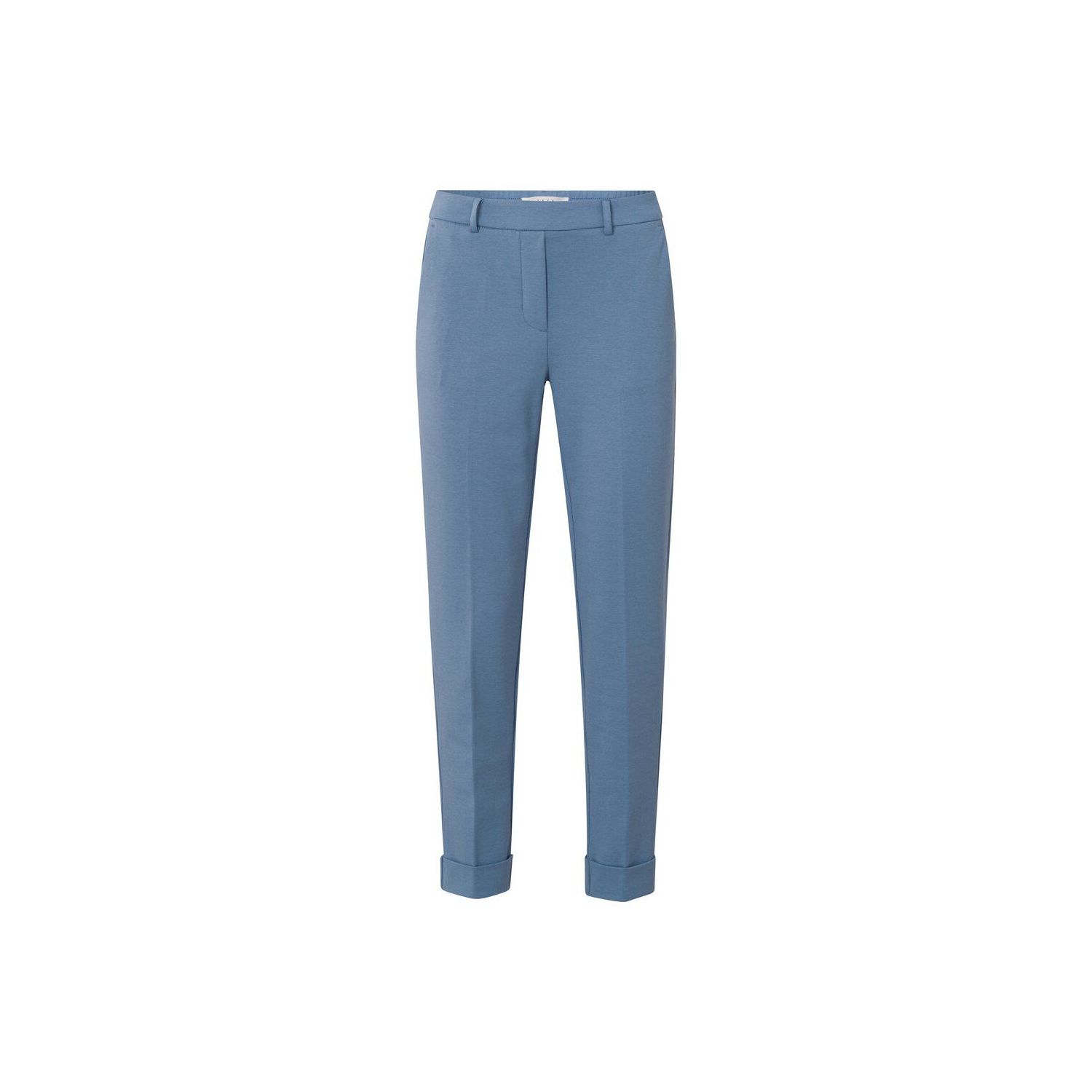 YAYA jersey tailored trousers infinity blue