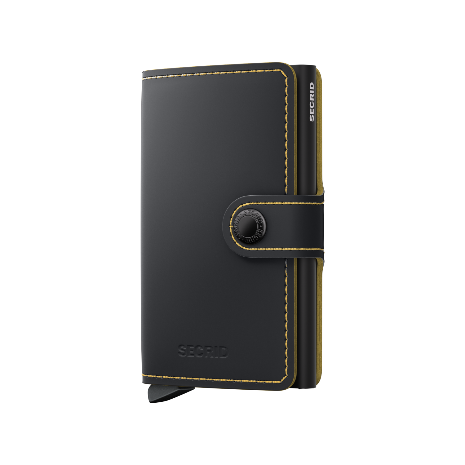 Secrid miniwallet matte black ochre