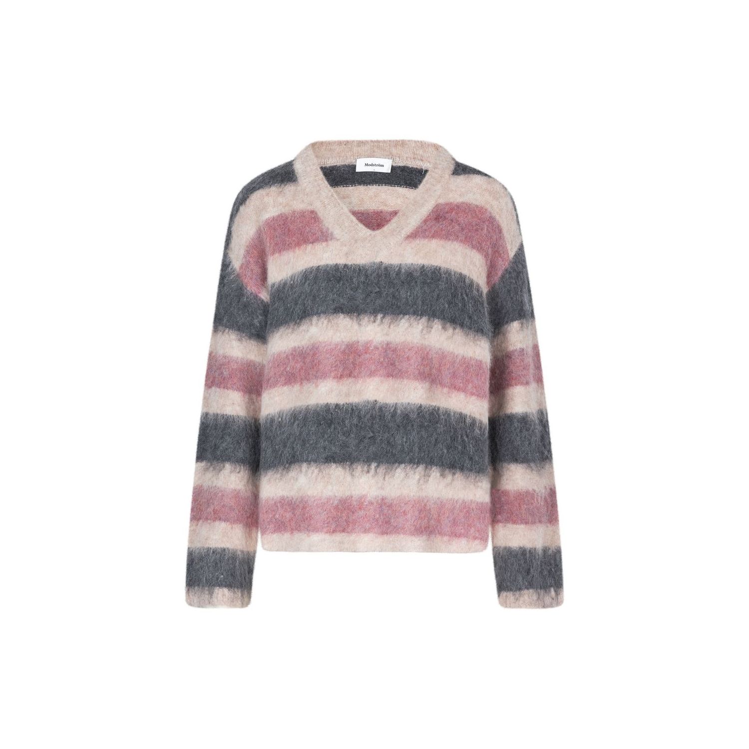 Modstrom kaneMD stripe v-neck sparkling stripe