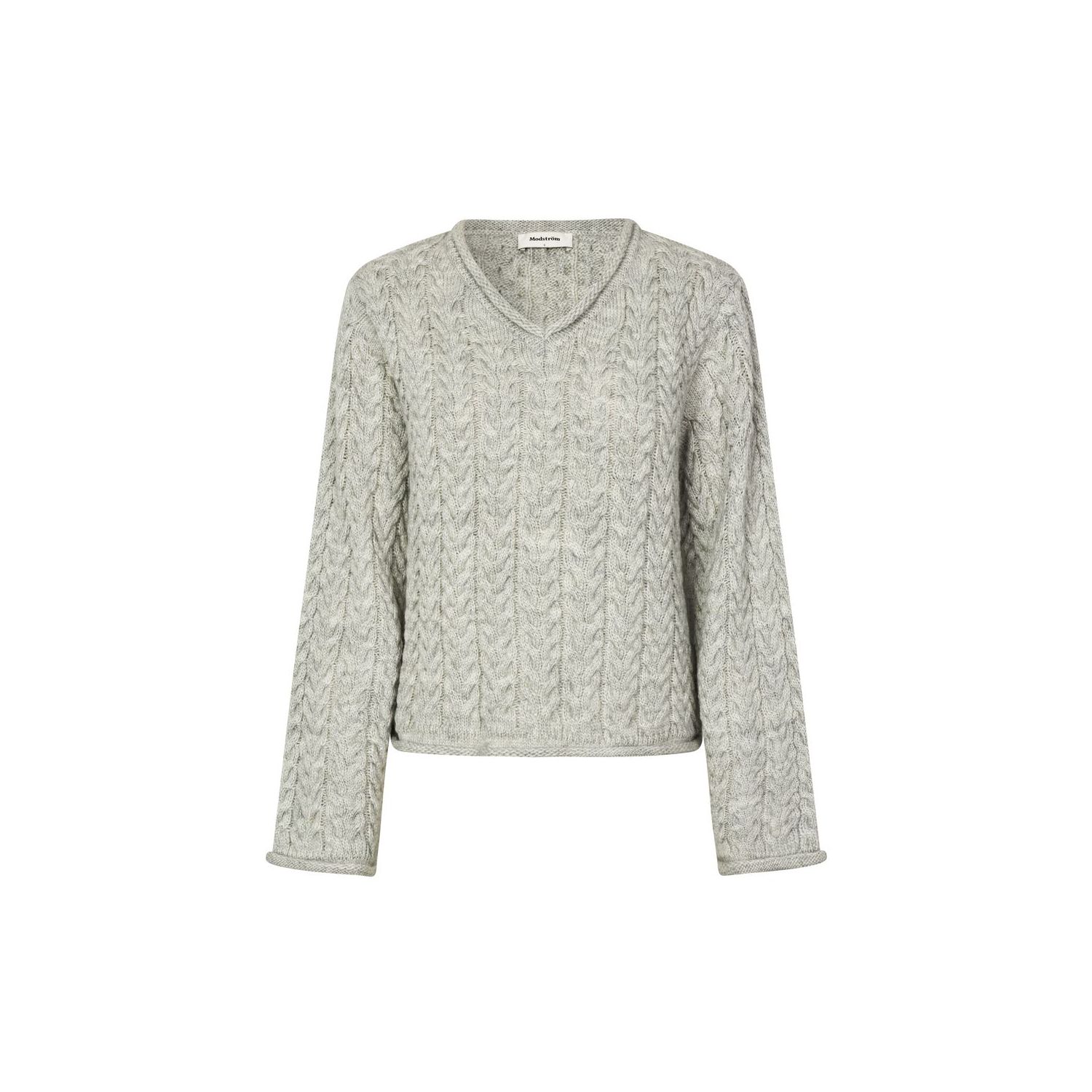 Modstrom kurtisMD v-neck grey melange