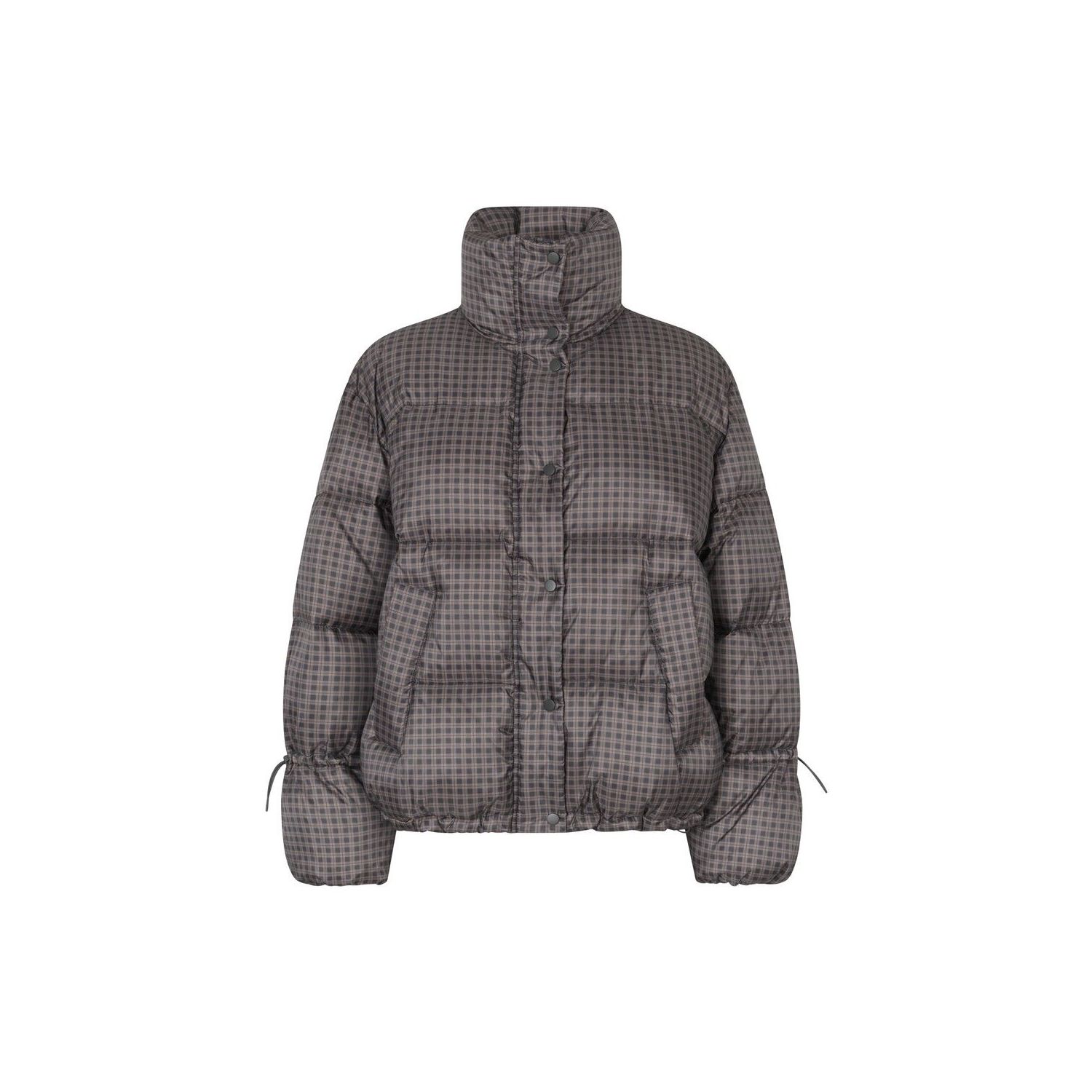 Modstrom odinmd print jacket choclate chec