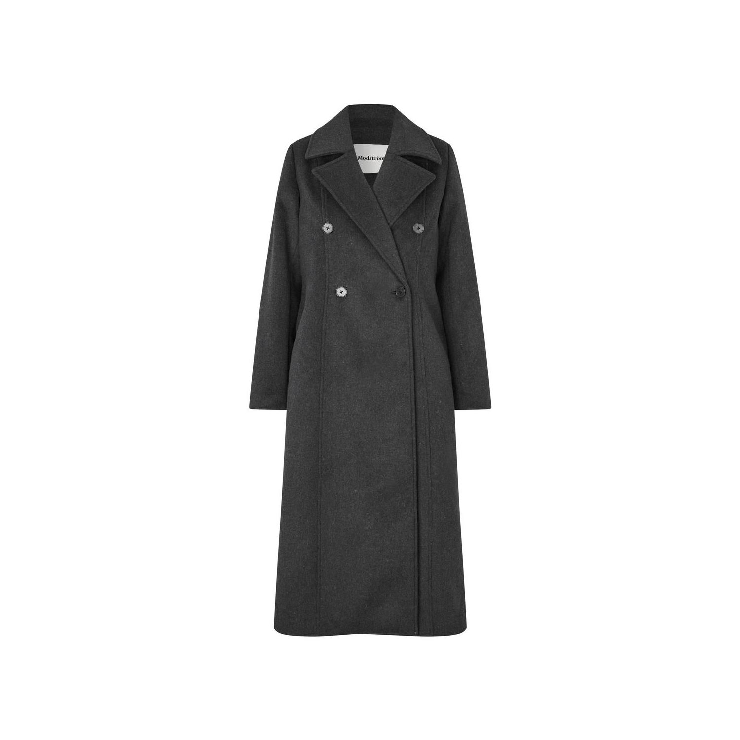 Modstrom olinamd coat dark grey melange