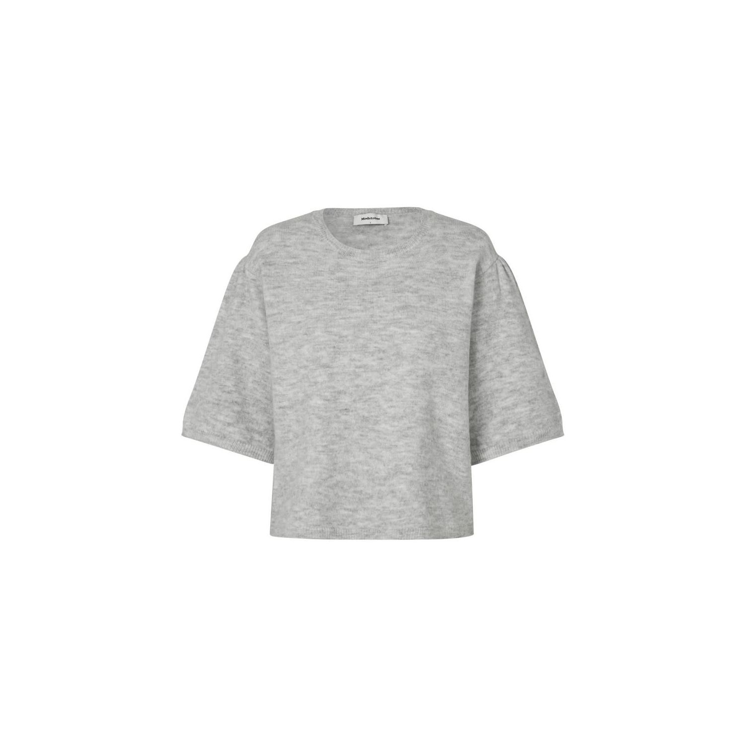 Modstrom petronellamd ss o-neck grey melange