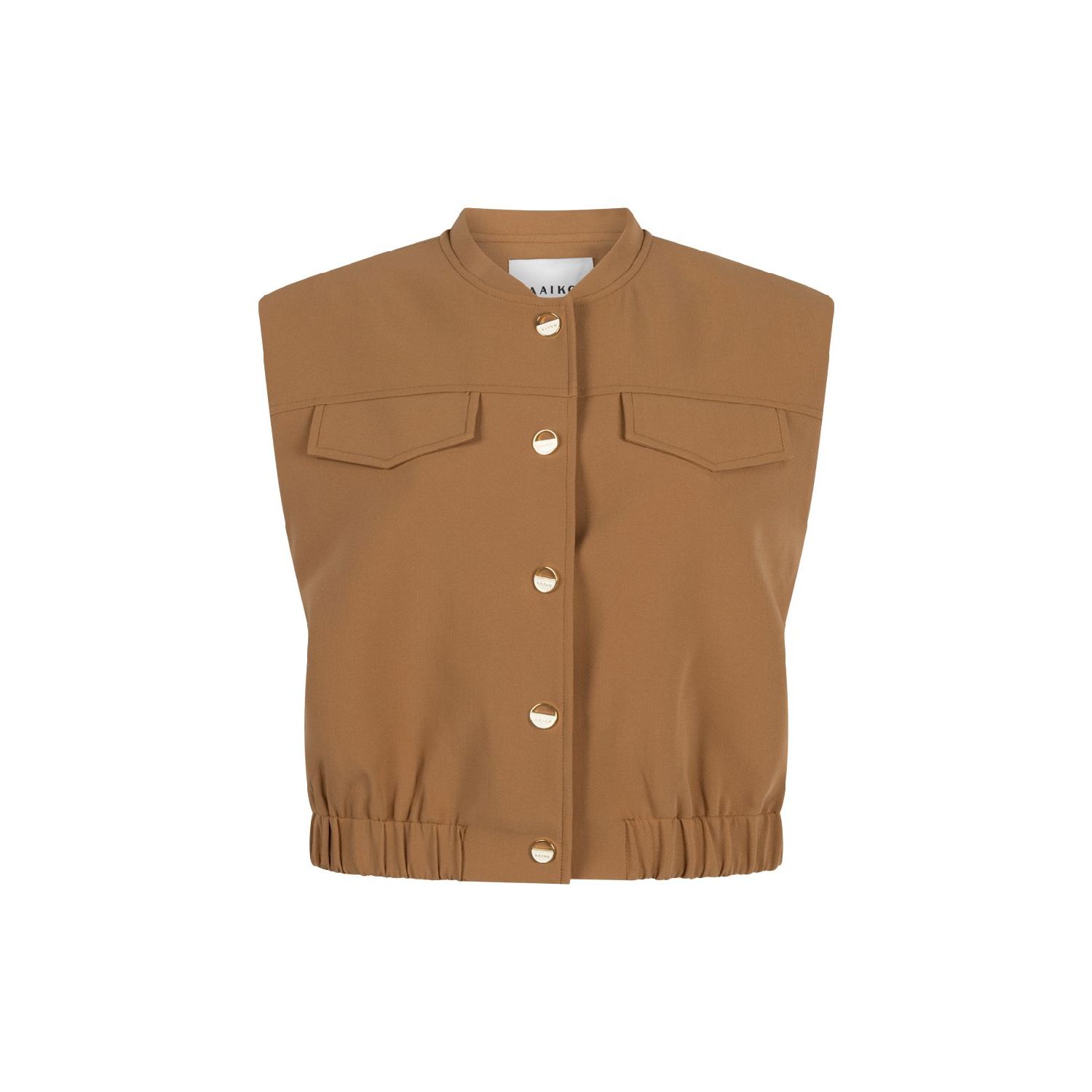 Aaiko olivia r pes gilet almond