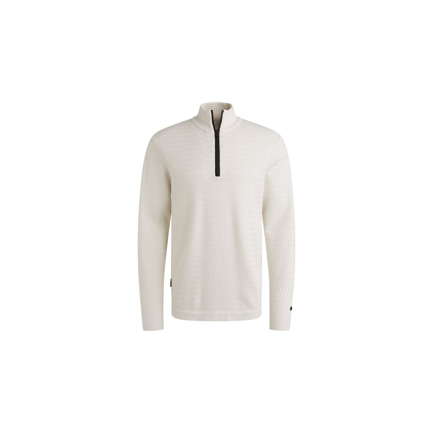 Cast Iron Half zip collar ecovero Vaporous Gray
