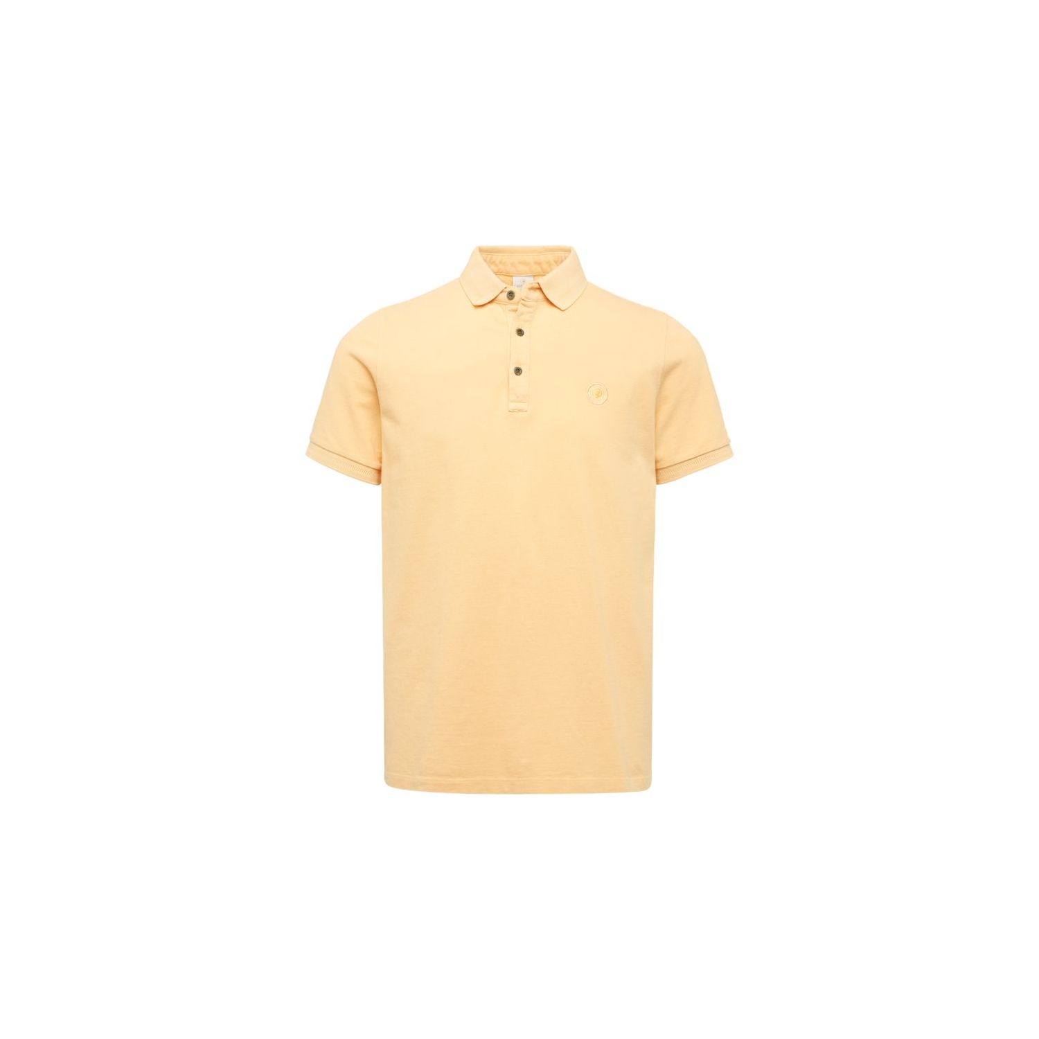 Cast iron polo cotton pique apricot nectar