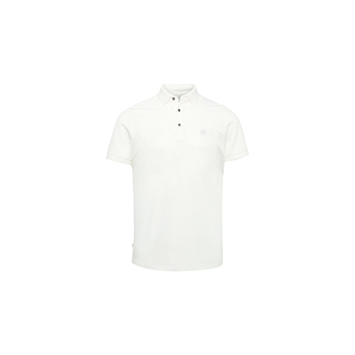 Cast Iron polo organic cotton pique snow white