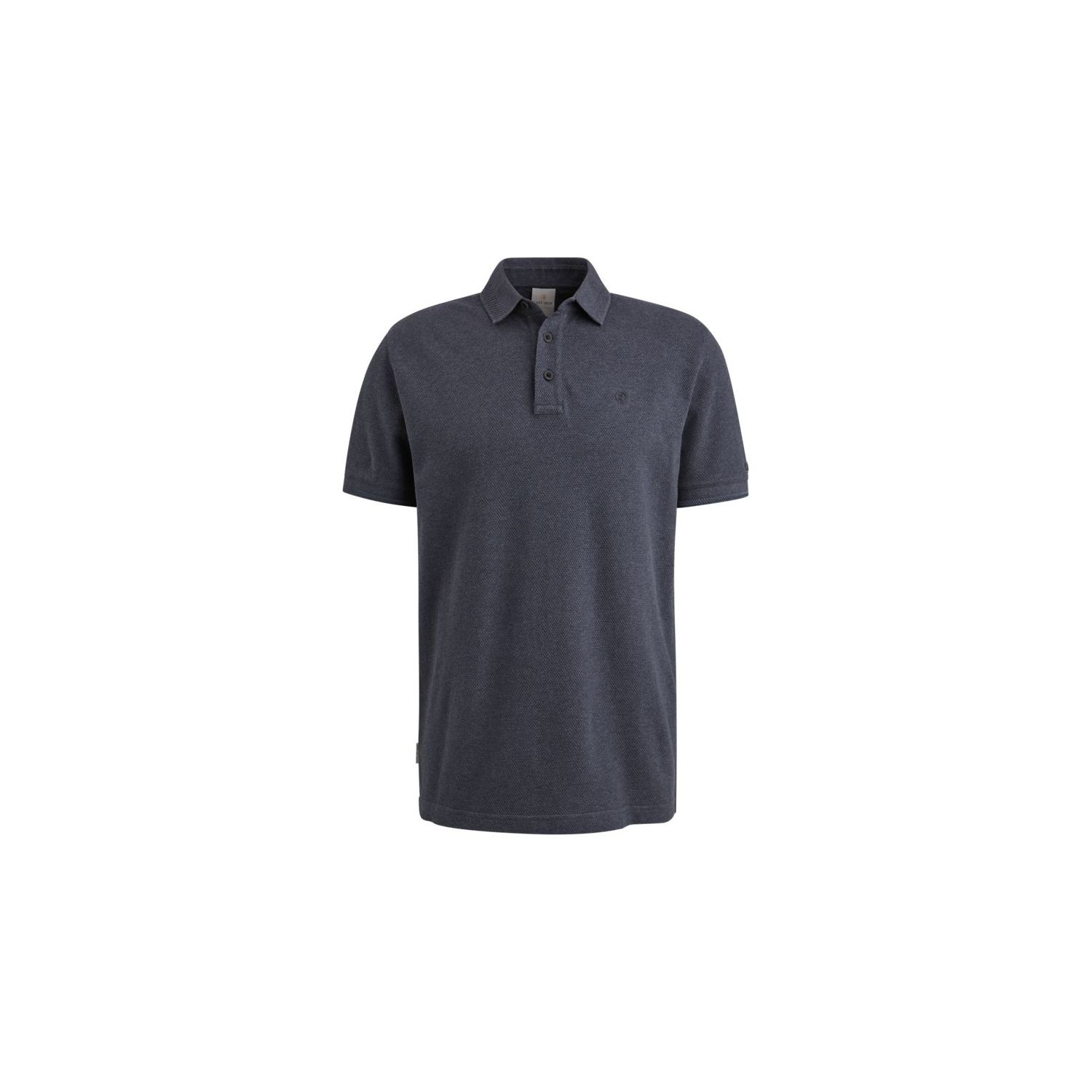 Cast iron s/s polo popcorn jersey melange