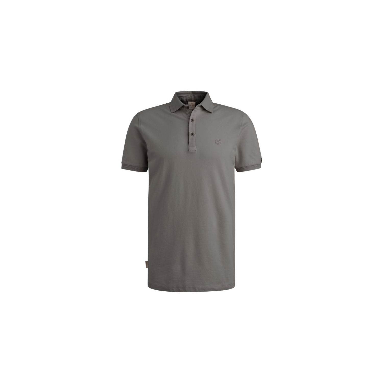 Cast iron s/s polo essential fine pique slim gray