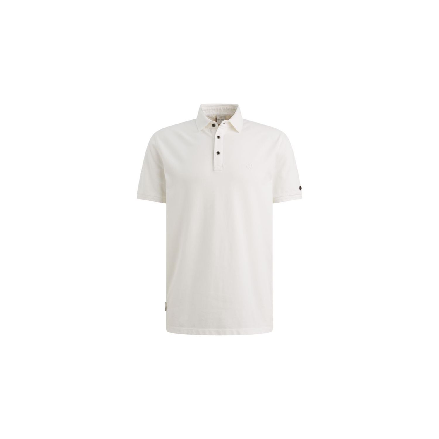 Cast Iron Short sleeve polo slim fit fine pi Snow 