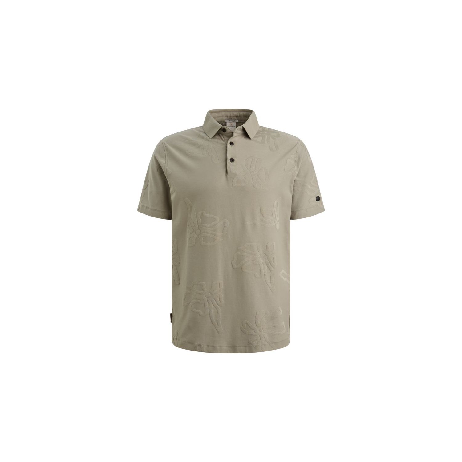 Cast Iron Short sleeve polo regular fit jacq Vetiv