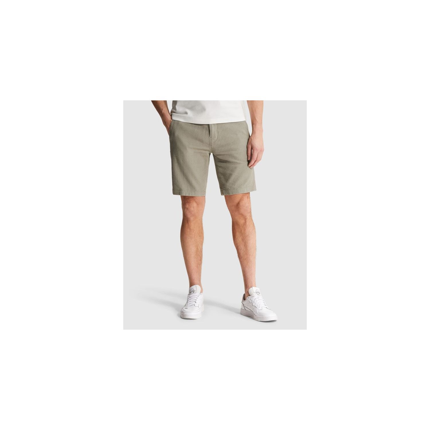 Cast Iron CHINO SHORTS STRUCTURE Vetiver