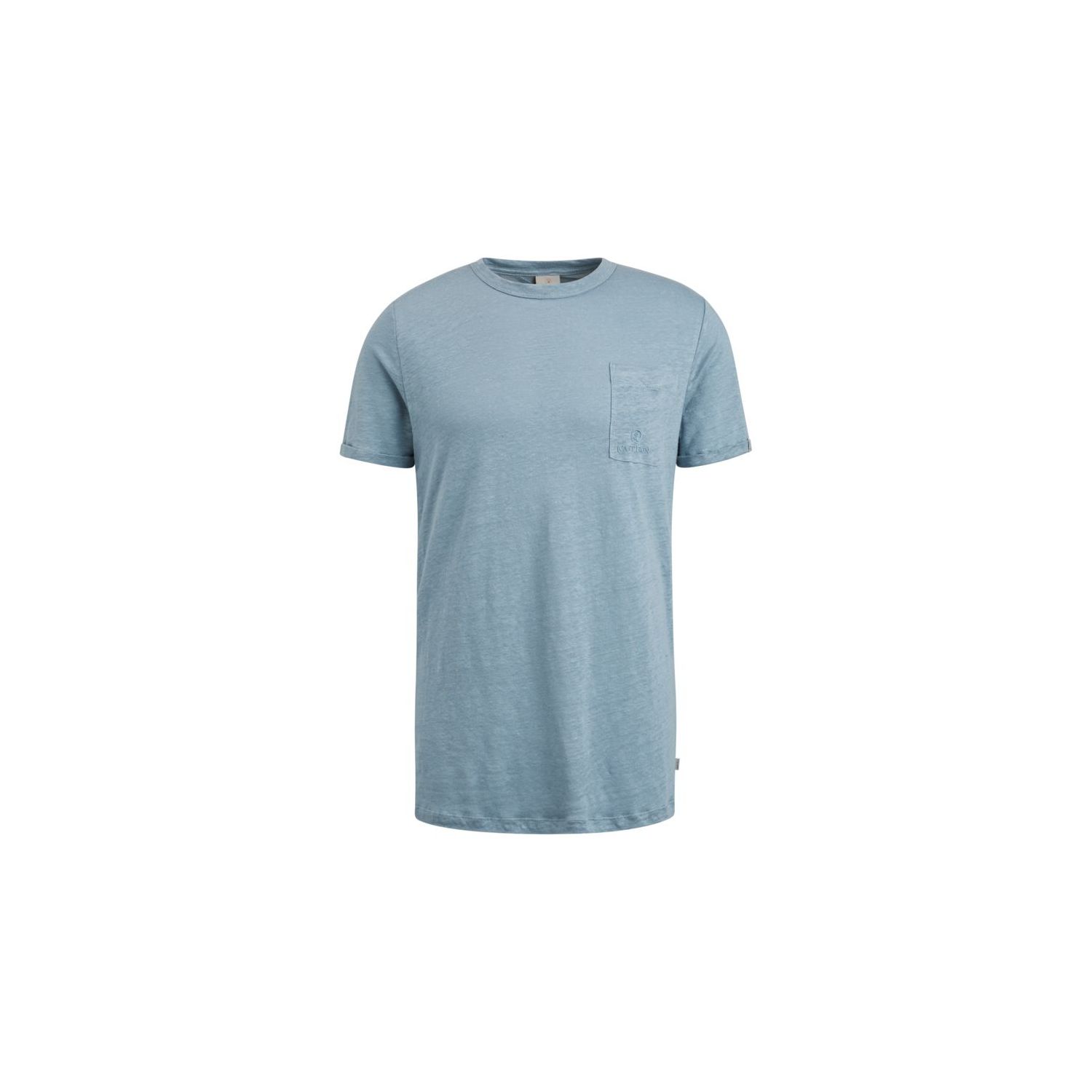 Cast Iron s/s r-neck t-shirt linen mountain spring