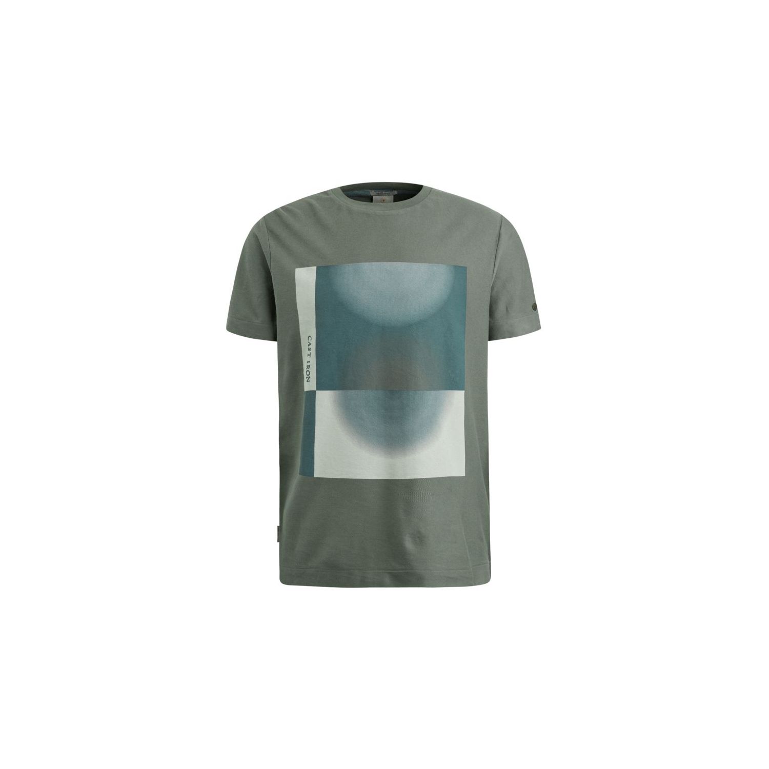 Cast Iron s/s r-neck regular t-shirt mulled basil