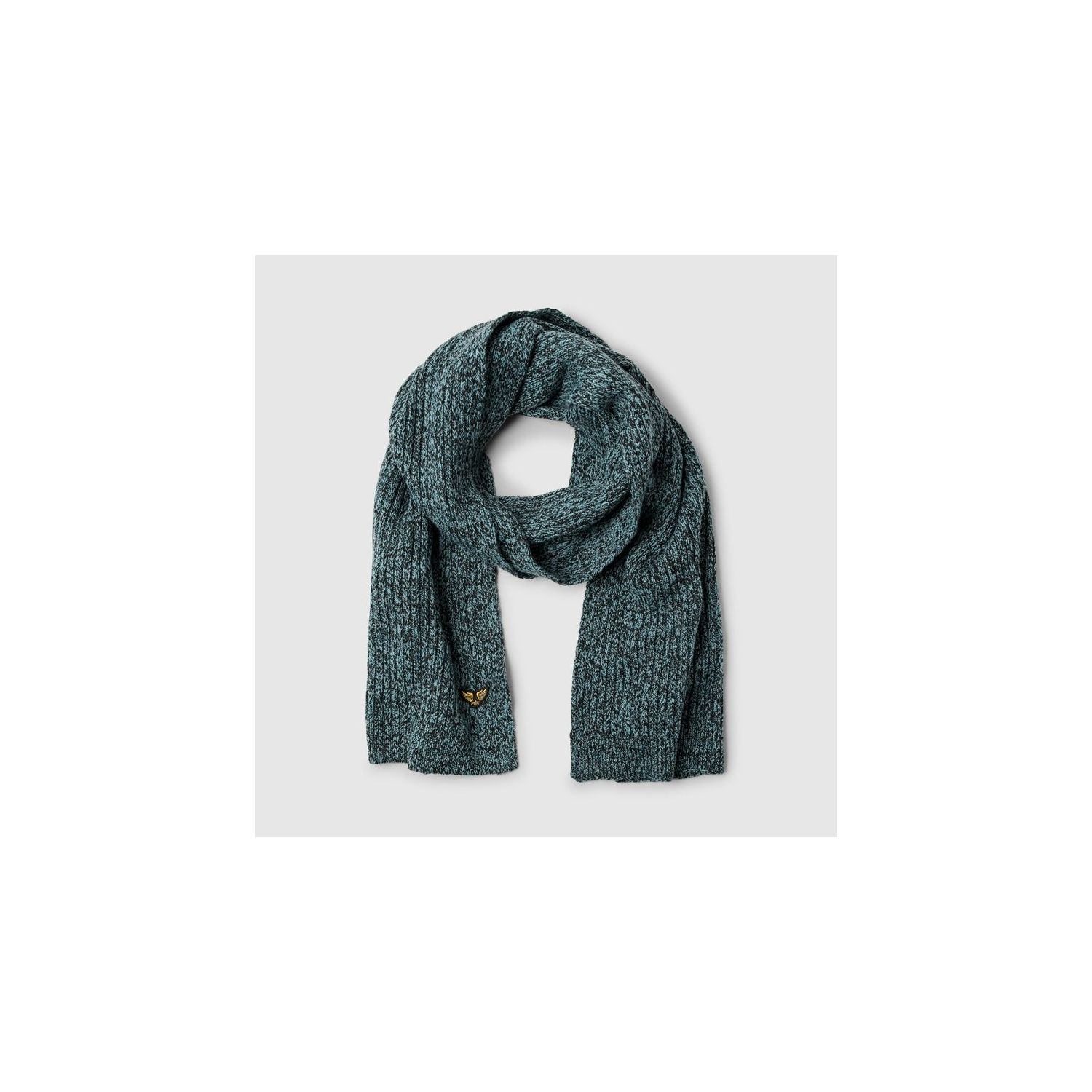 PME Legend scarf wool blend sjaal mineral blue