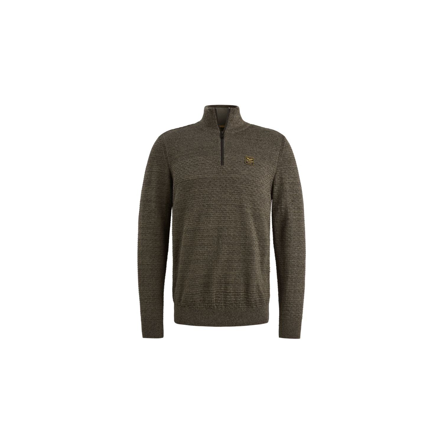 PME-Legend Half zip collar cotton mouline (or Dusk