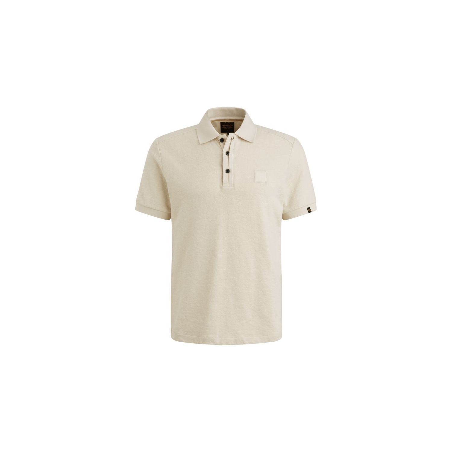 PME legend s/s polo slub jacquard jerseyne bone wh