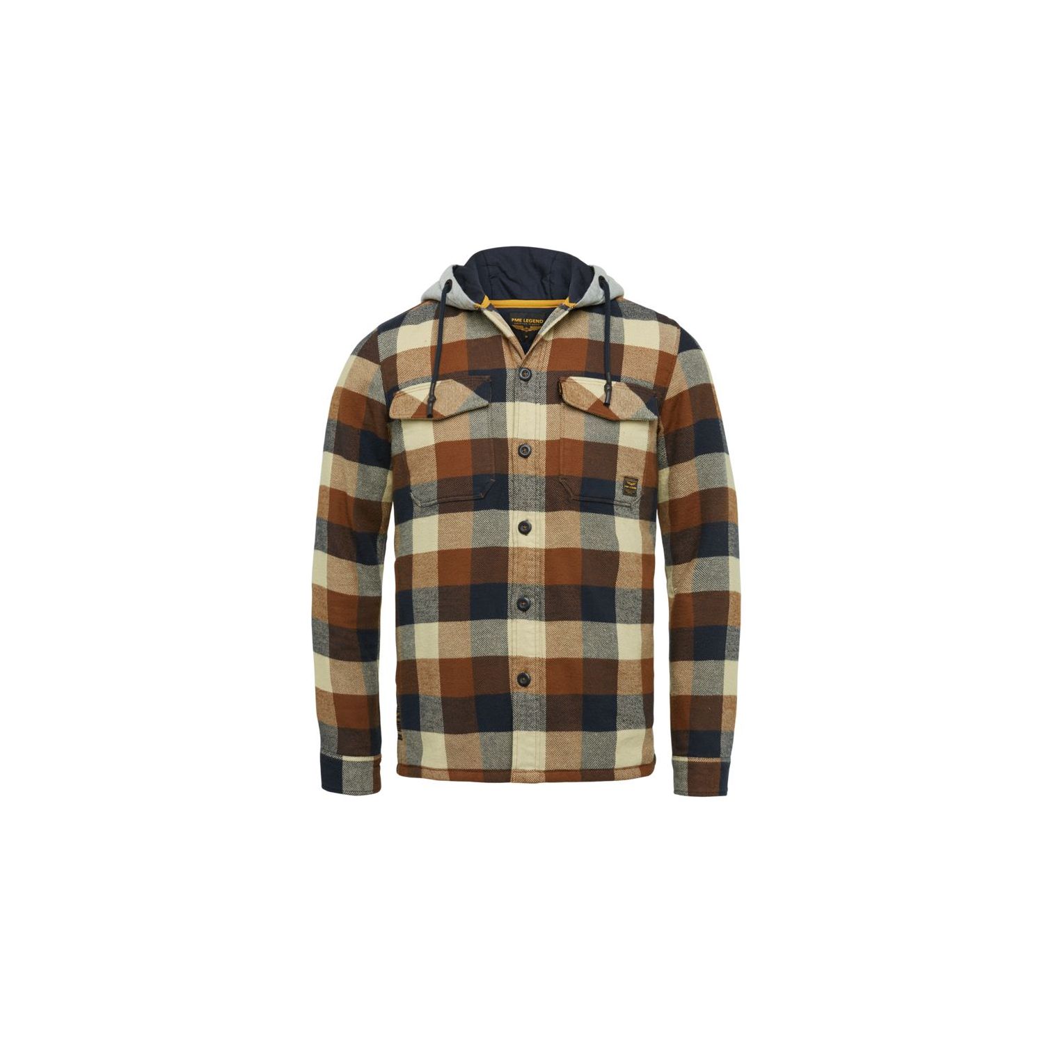 PME Legend shirt heavy flanel twill padded toffee