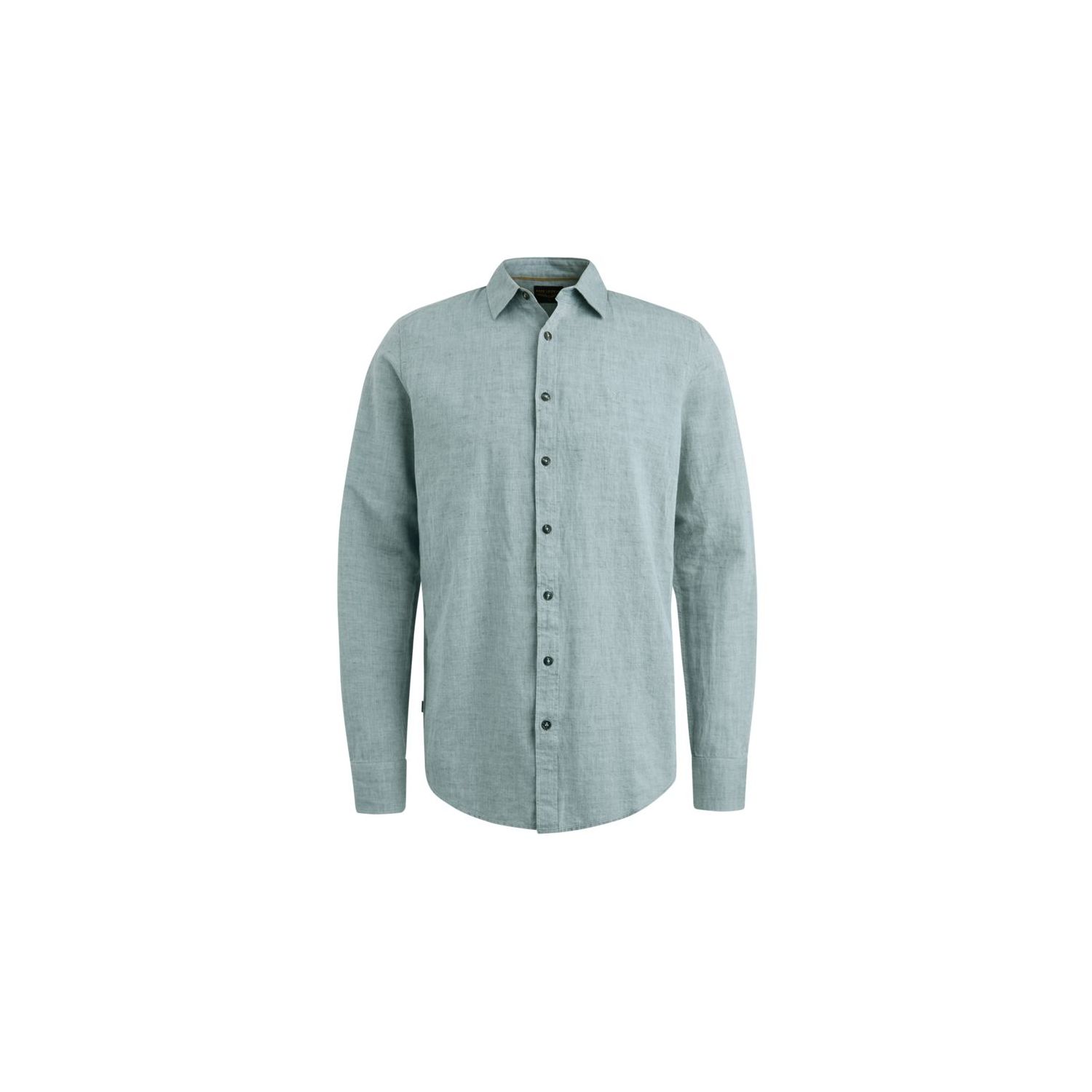 Pme legend l/s shirt cotton linen deep jungle