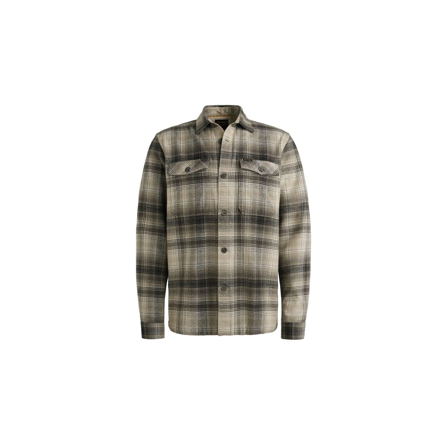 PME-Legend LONG SLEEVE SHIRT Brushed Grindle Senec