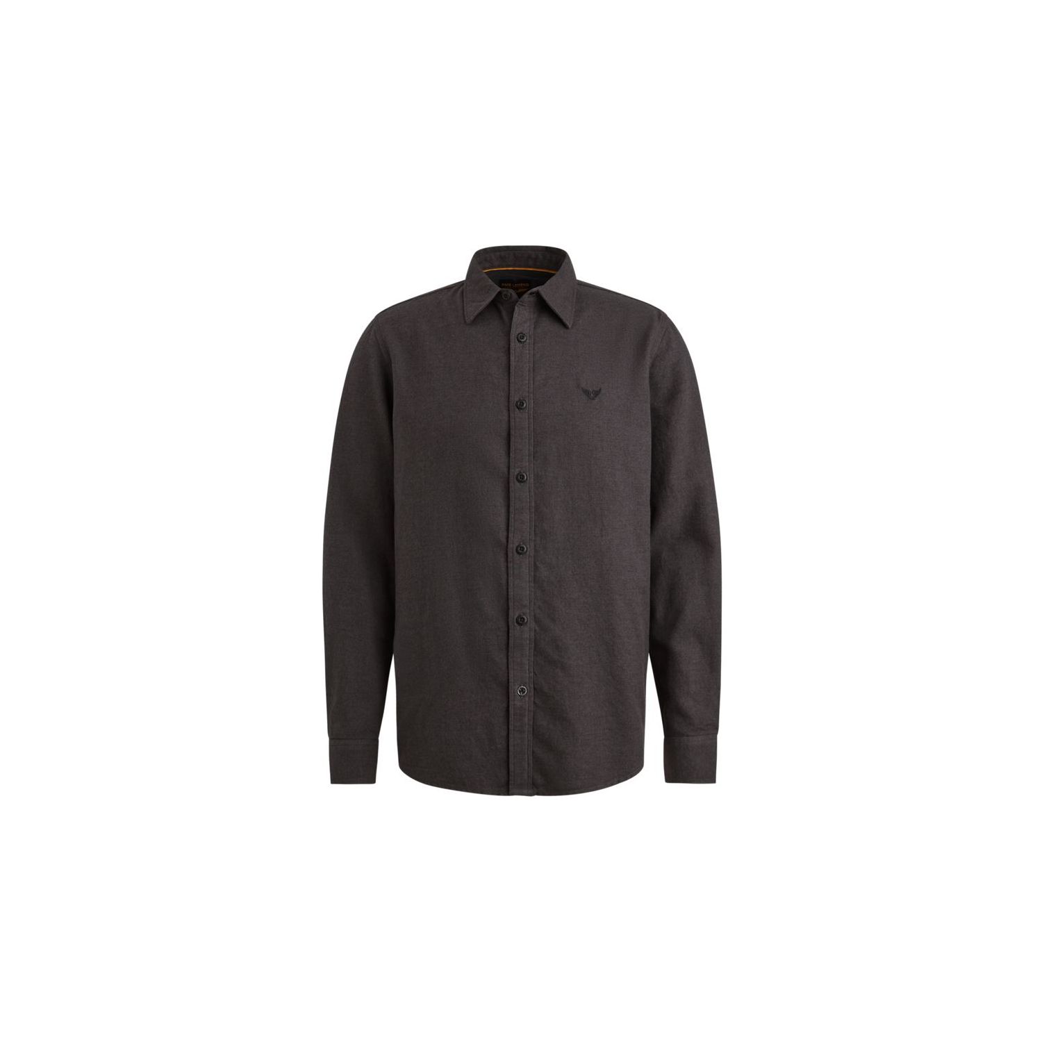 PME-Legend LONG SLEEVE SHIRT YarnDyed Grindle Jet 
