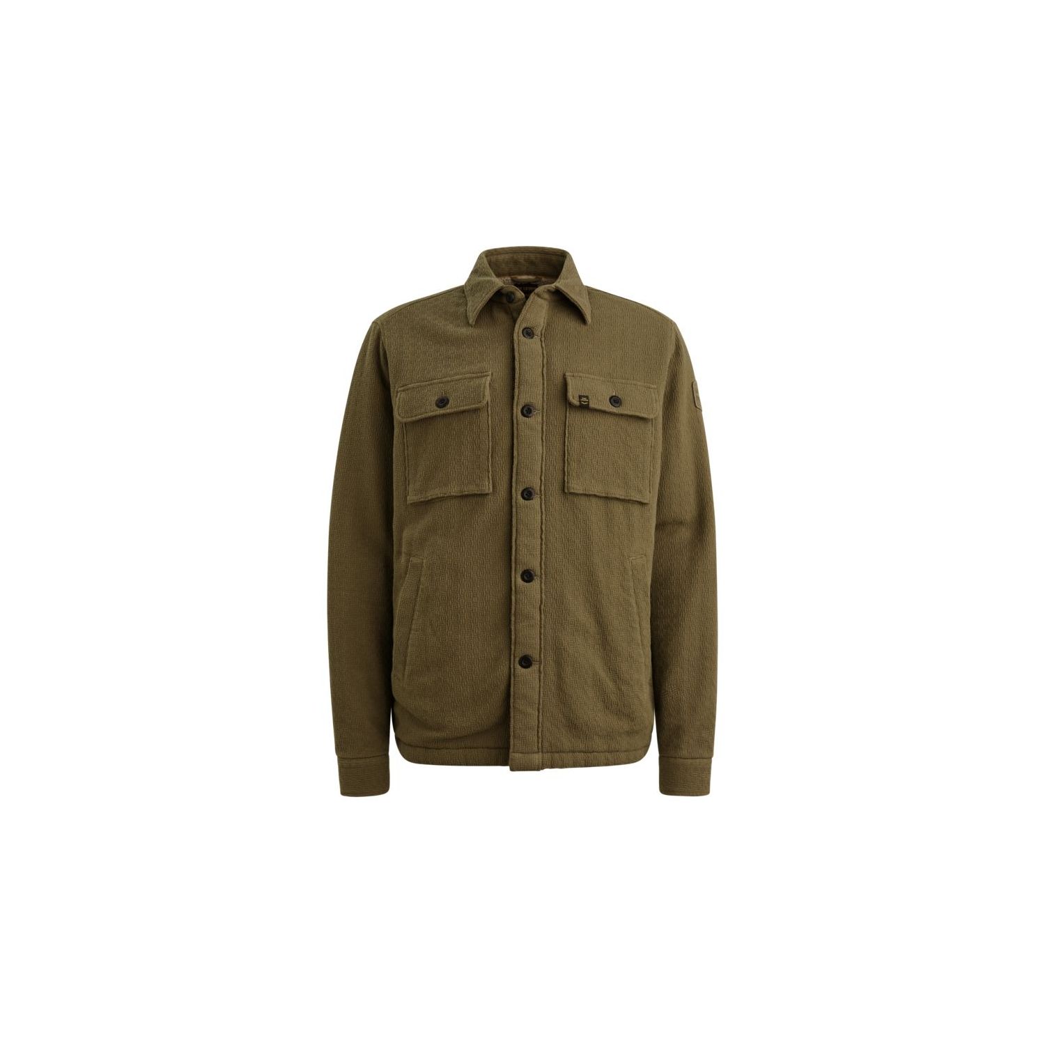 PME-Legend LONG SLEEVE SHIRT Bold Waffle with Dusk