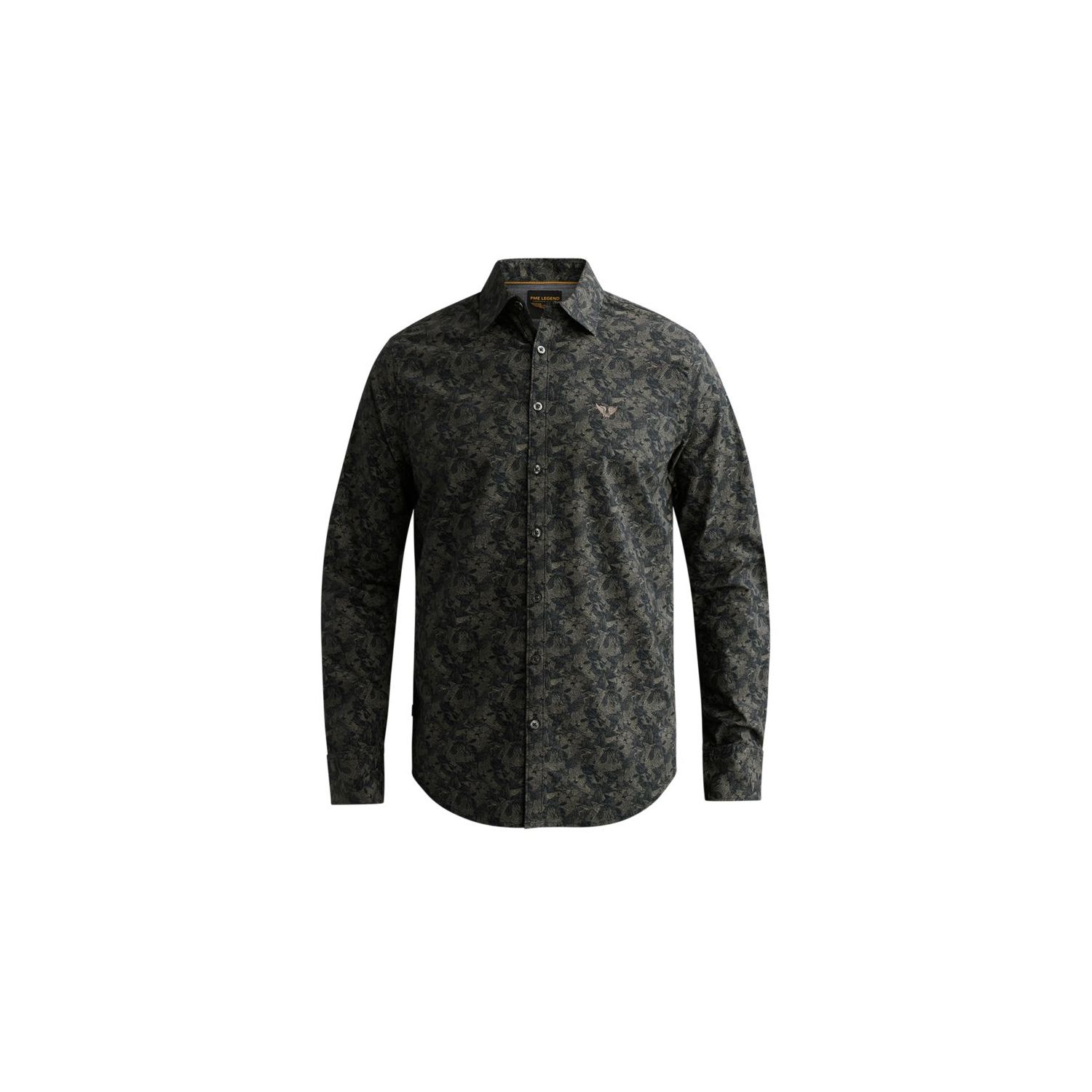 PME-Legend Long sleeve shirt Print on poplin Salut