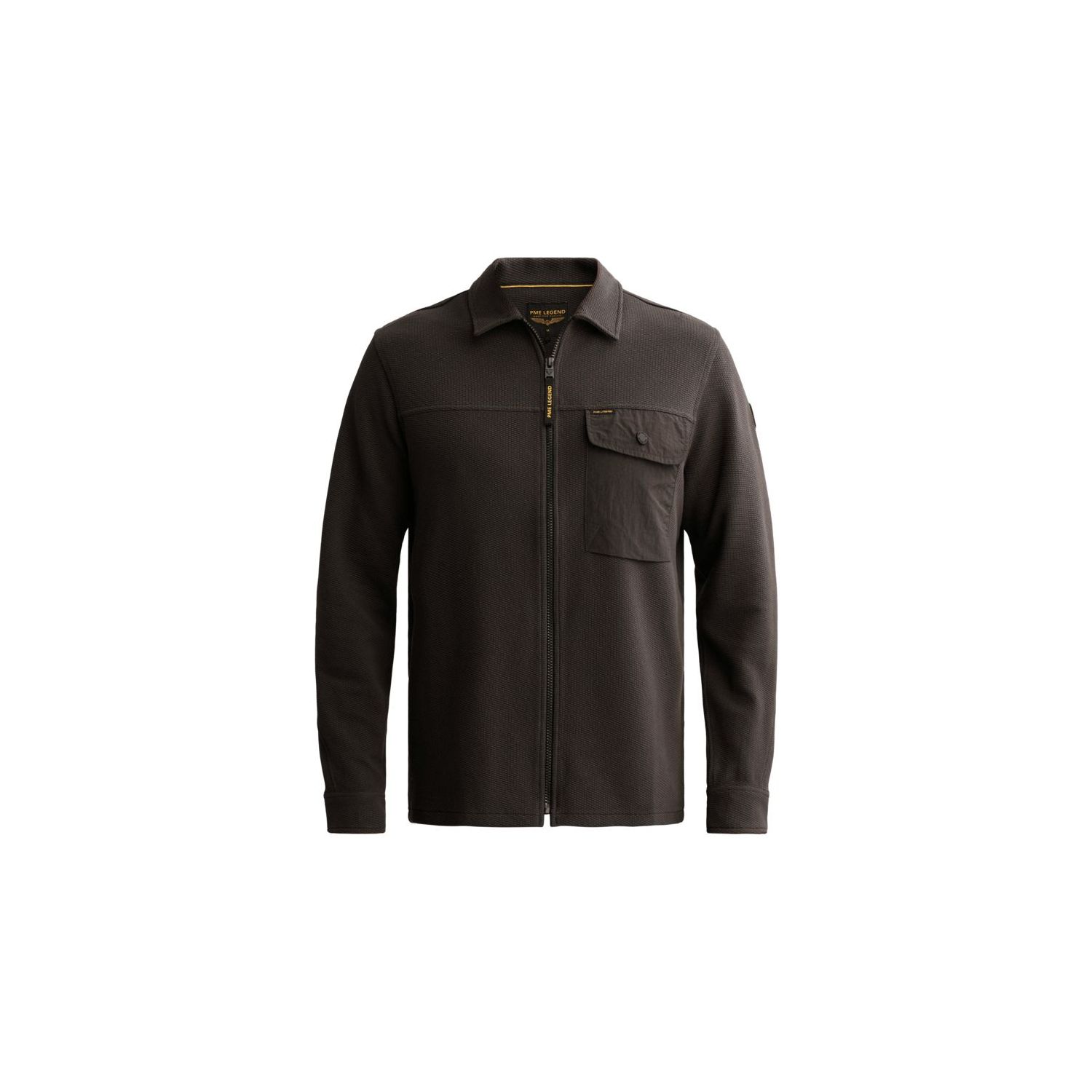 PME-Legend Long sleeve shirt Jersey Waffle Obsidia