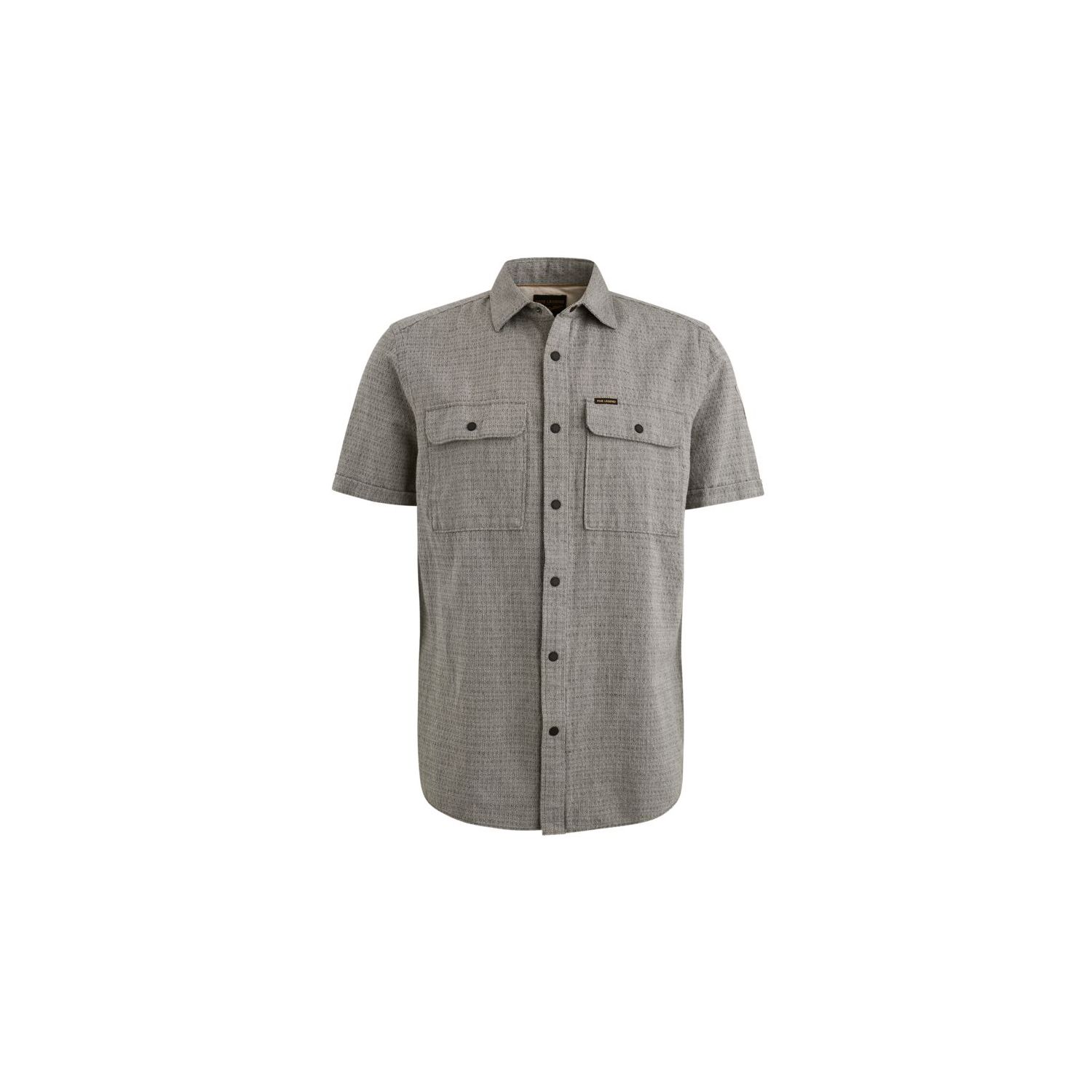 PME legend l/s shirt linen dobby olive night