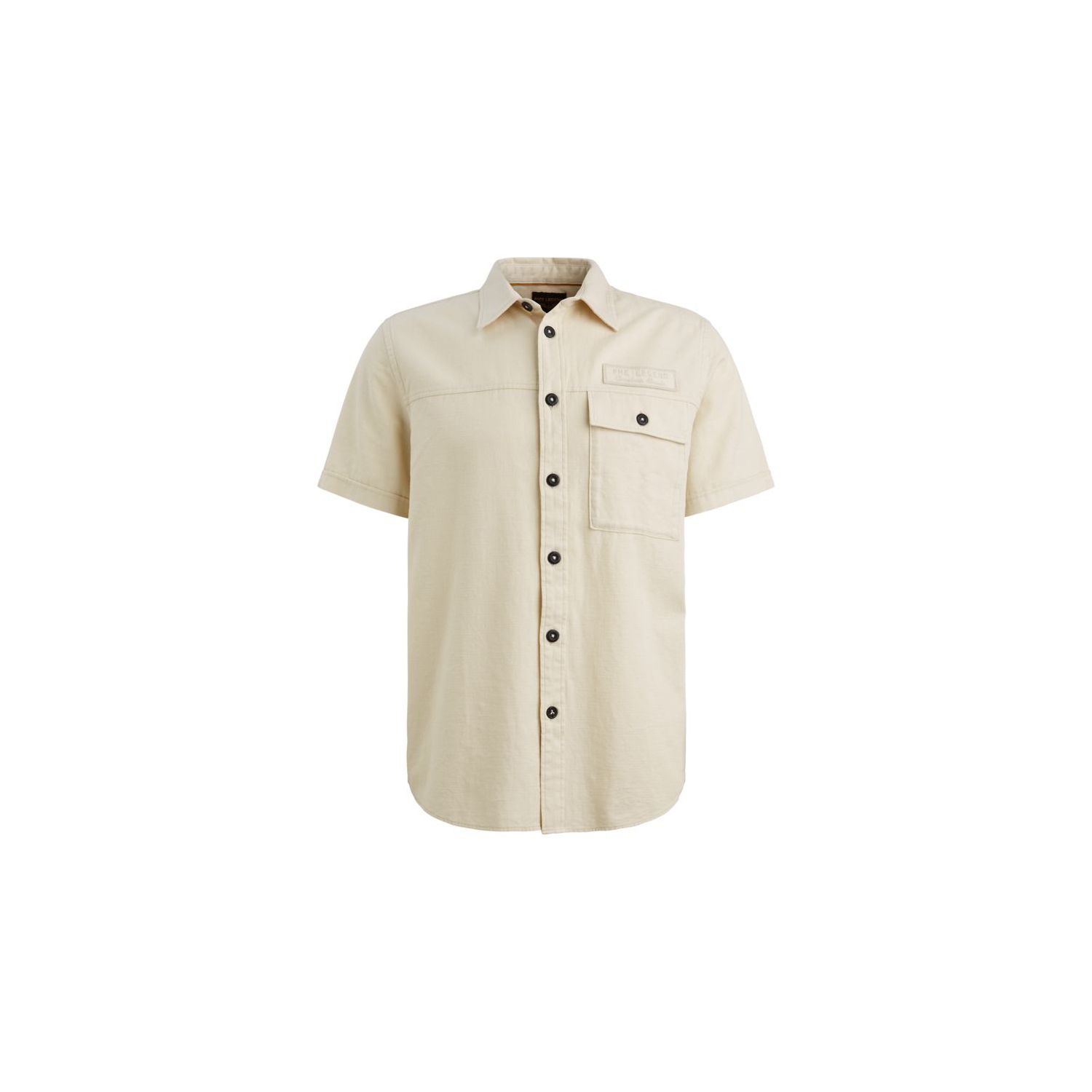 PME-Legend Short Sleeve Shirt Ctn Slub Bone White
